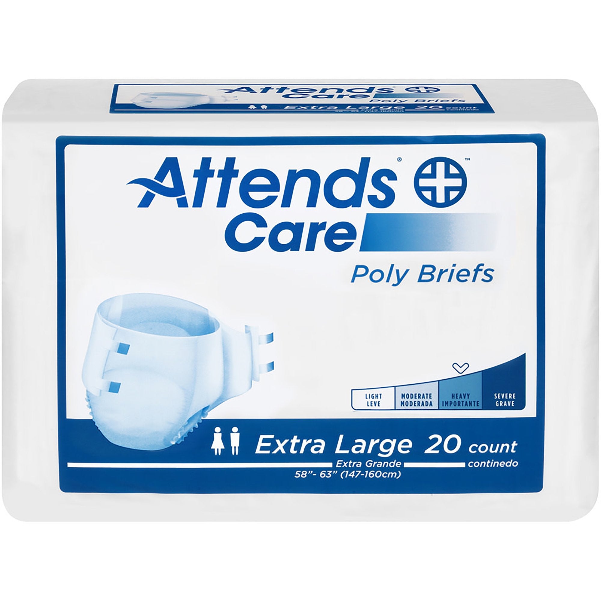 Attends® Care Heavy Incontinence Brief, Extra Large (20 Units)