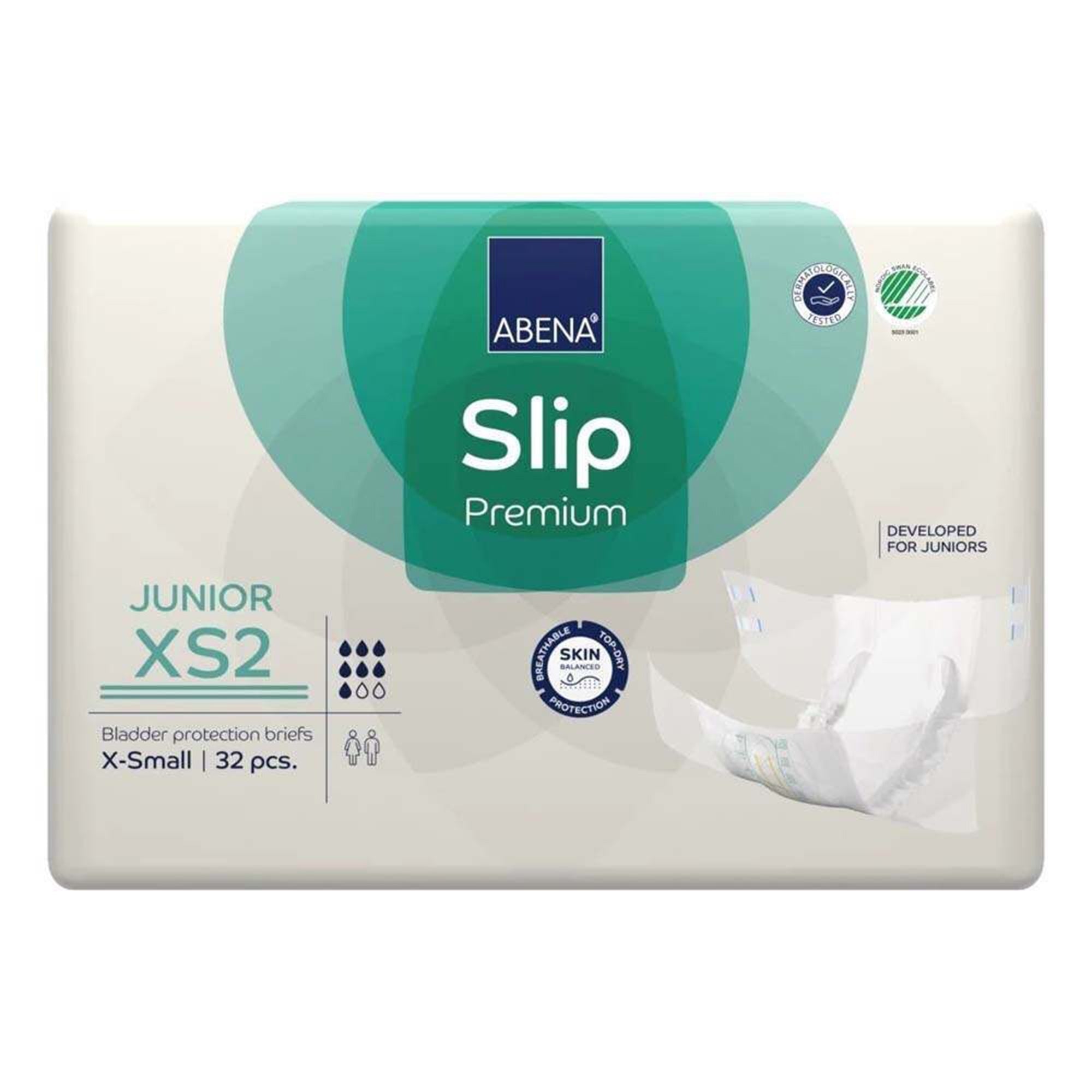 Abena® Slip Premium Junior XS2 - Extra Small Incontinence Briefs (32 Pack)