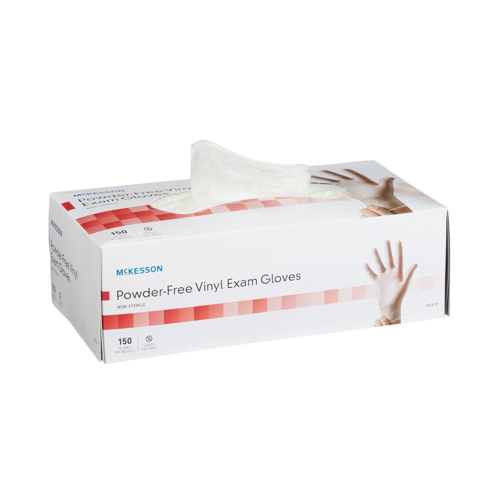 McKesson Vinyl Exam Glove, Extra Small, Clear (150 Units)