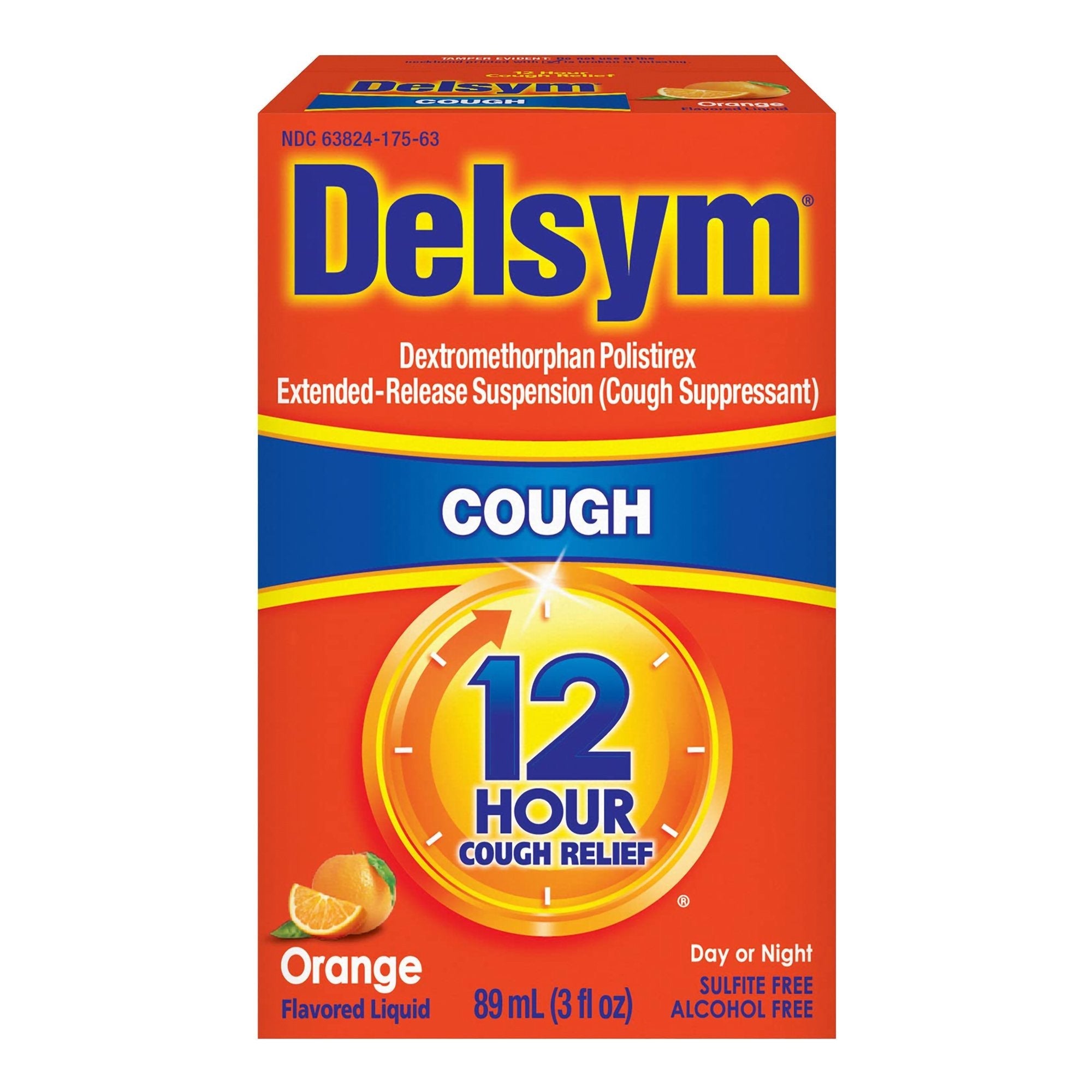 Delsym® 12 Hour Cough Relief, Orange Flavor (1 Unit)