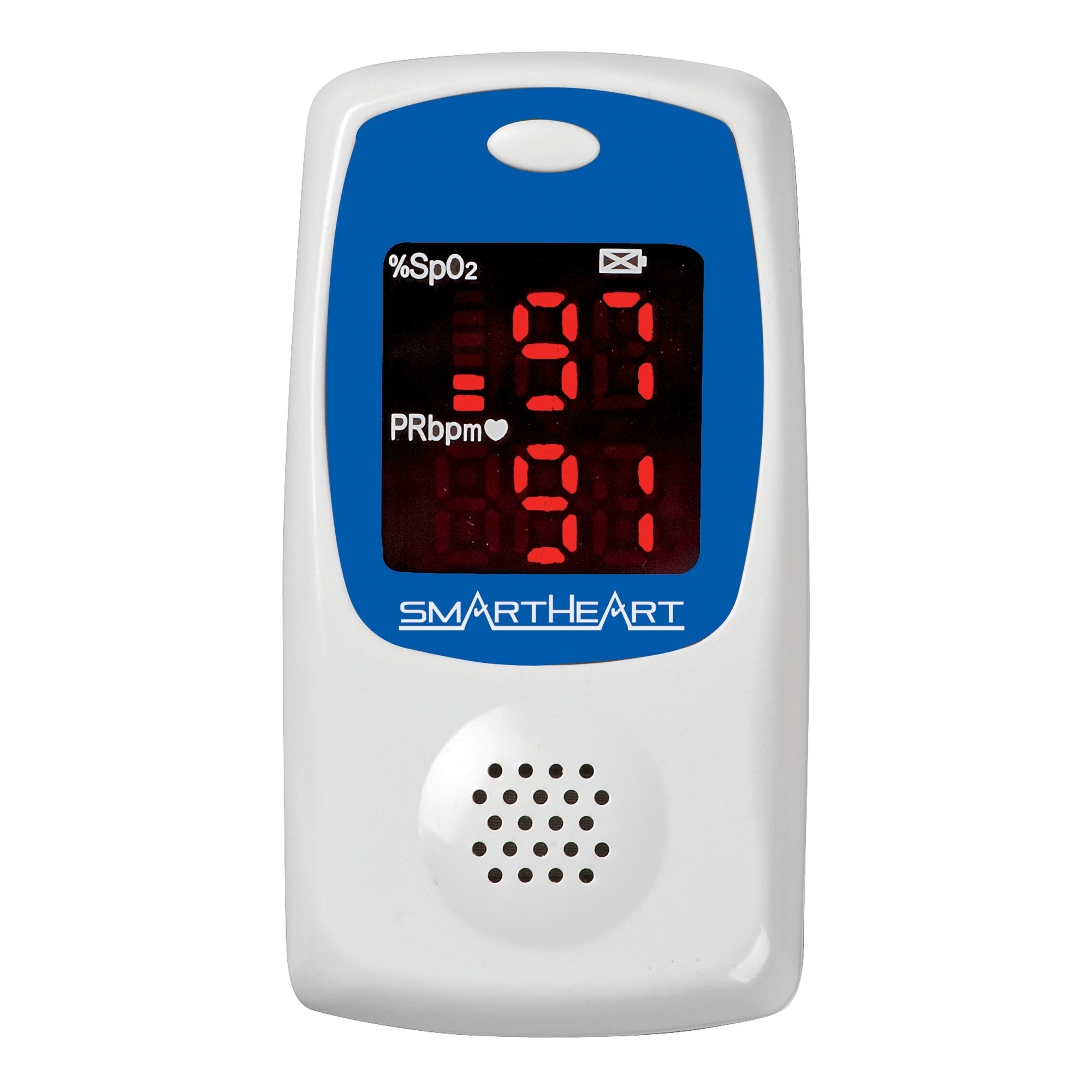 SmartHeart Fingertip Pulse Oximeter, Talking Blood Oxygen Saturation Monitor (1 Unit)