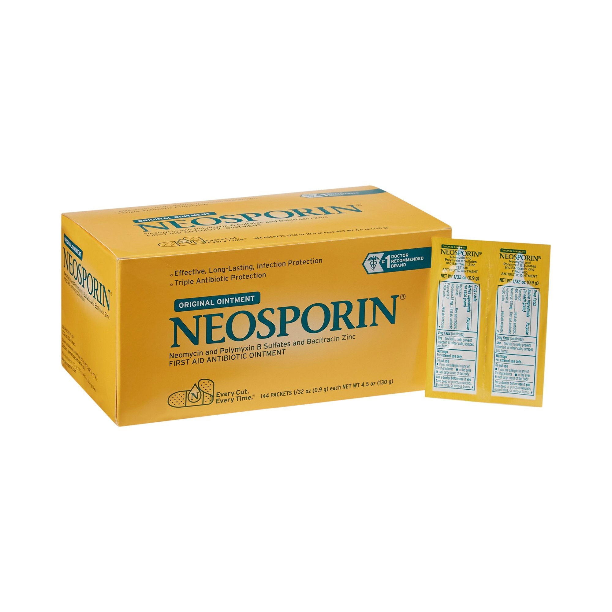 Neosporin® Bacitracin / Neomycin / Polymyxin B First Aid Antibiotic (144 Units)