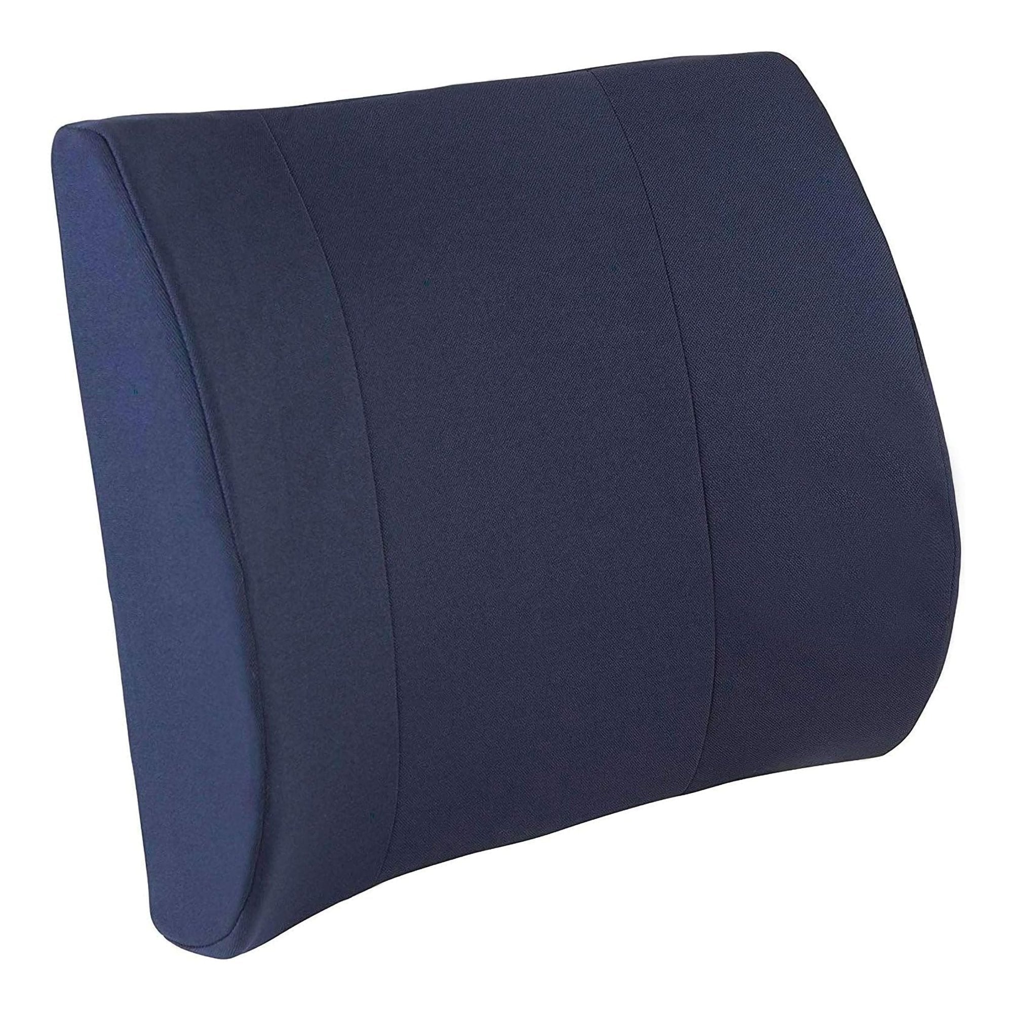 DMI® Memory Foam Lumbar Seat Cushion, Navy Blue (1 Unit)