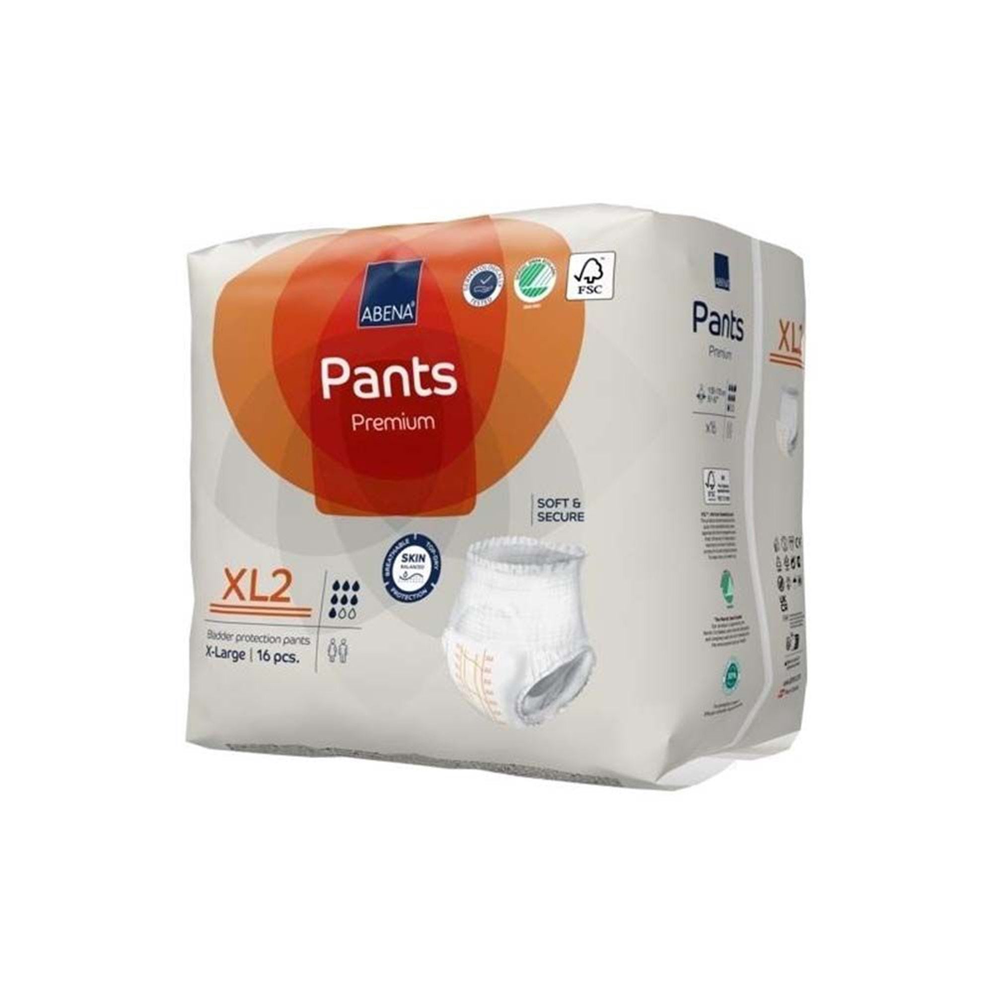 Abena® Premium Pants XL2 Incontinence Brief, X-Large (16 Units)