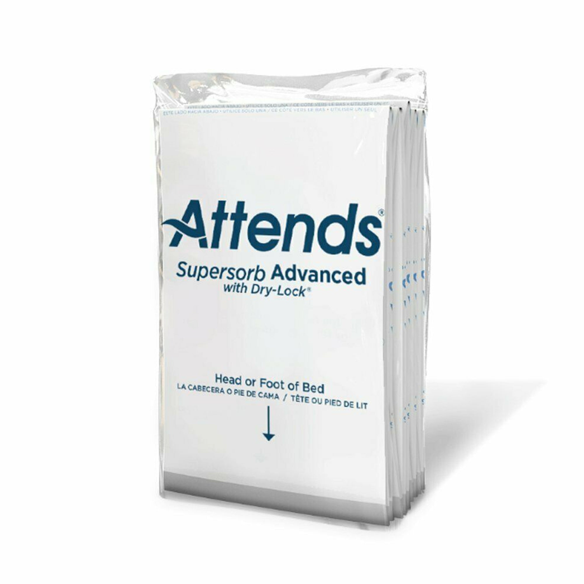 Attends® Supersorb Advanced Underpads, Dry-Lock® Core, 30x36" - 60 Pack