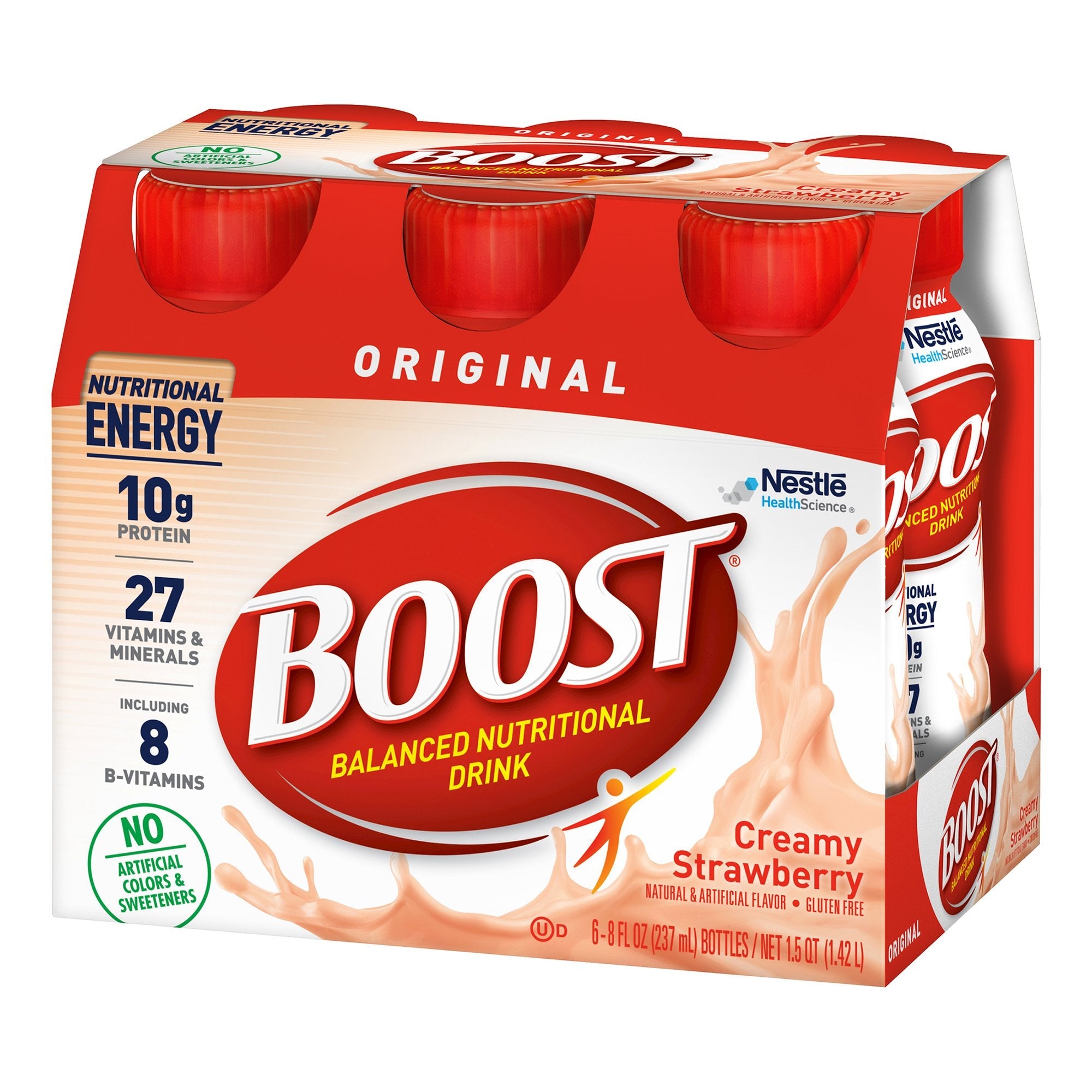 Boost® Original Strawberry Balanced Nutritional Drink, 8 oz. Bottle (24 Units)