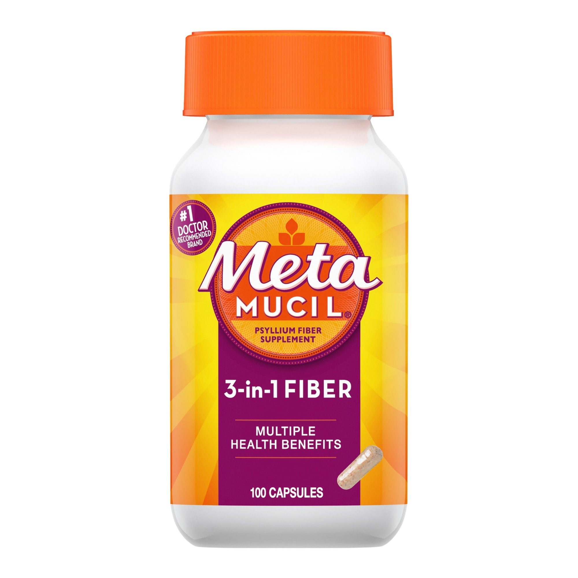 Metamucil® 3 in 1 Fiber Capsules (1 Unit)