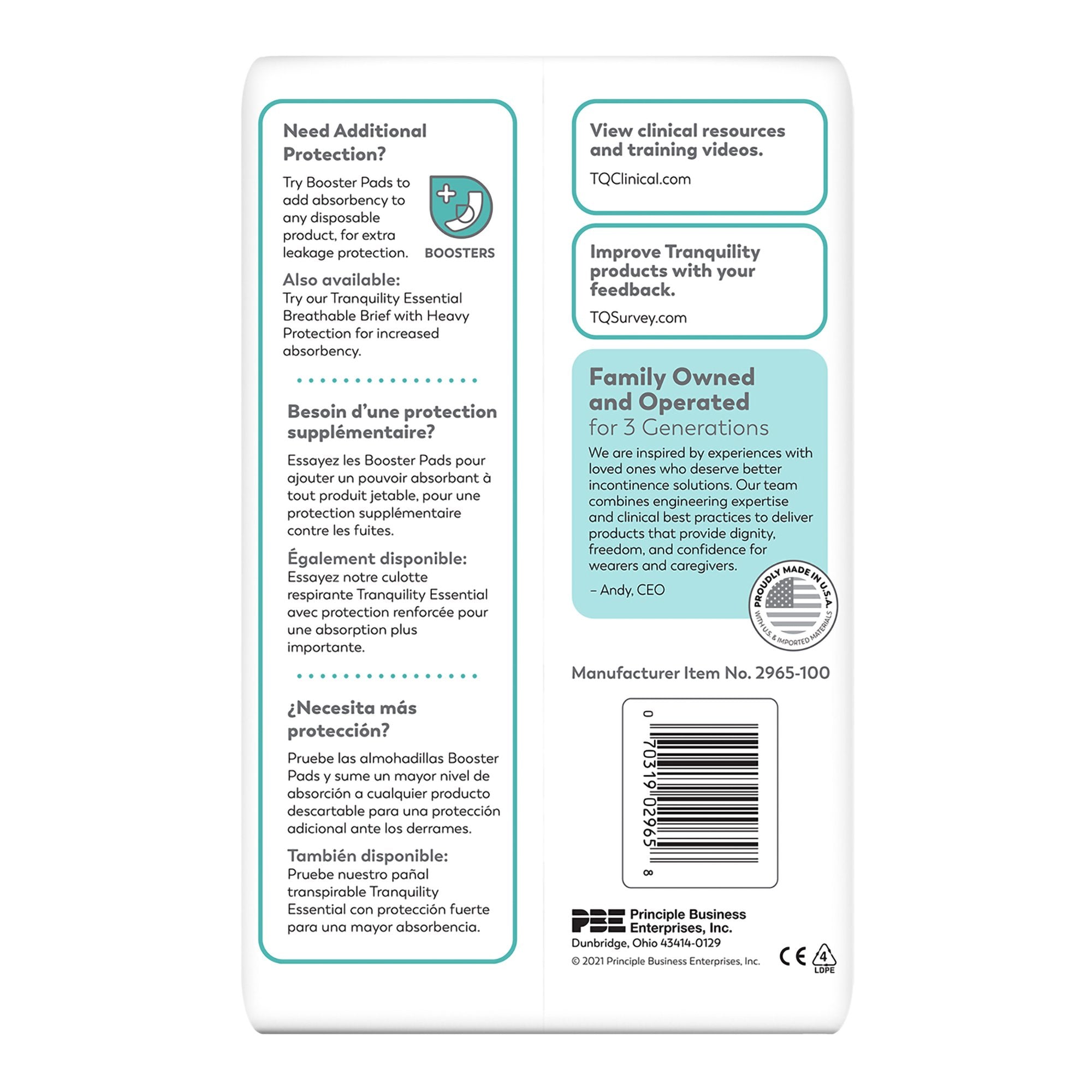 ComfortCare™ Incontinence Brief, Medium (25 Units)