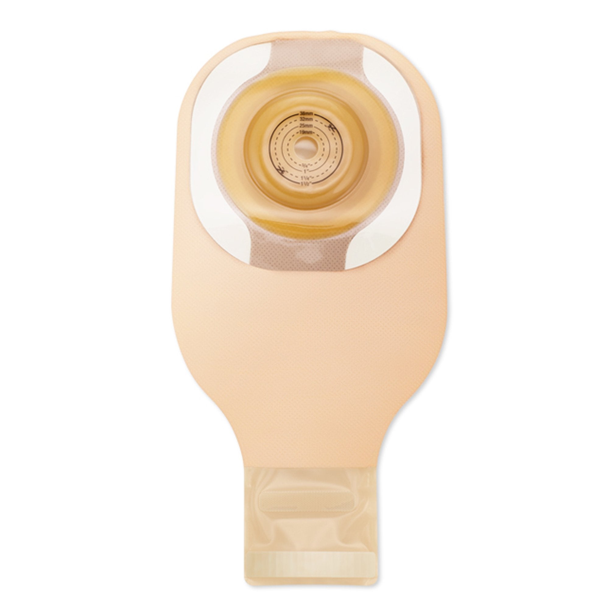 Premier™ Flextend™ One-Piece Drainable Beige Filtered Ostomy Pouch, 12 Inch Length, 1½ Inch Stoma (5 Units)