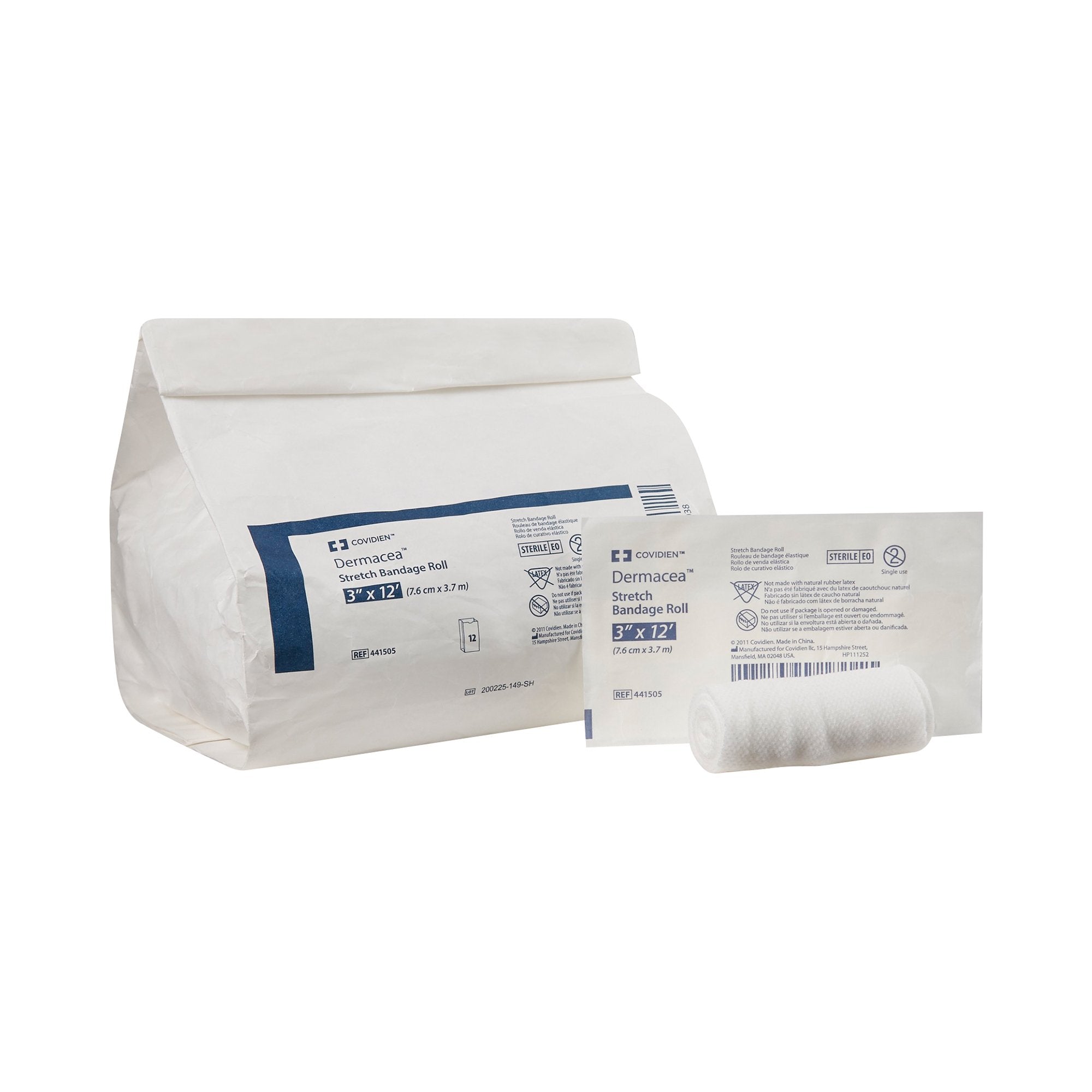 Dermacea™ Sterile Conforming Bandage, 3 Inch x 4 Yard (8 Units)