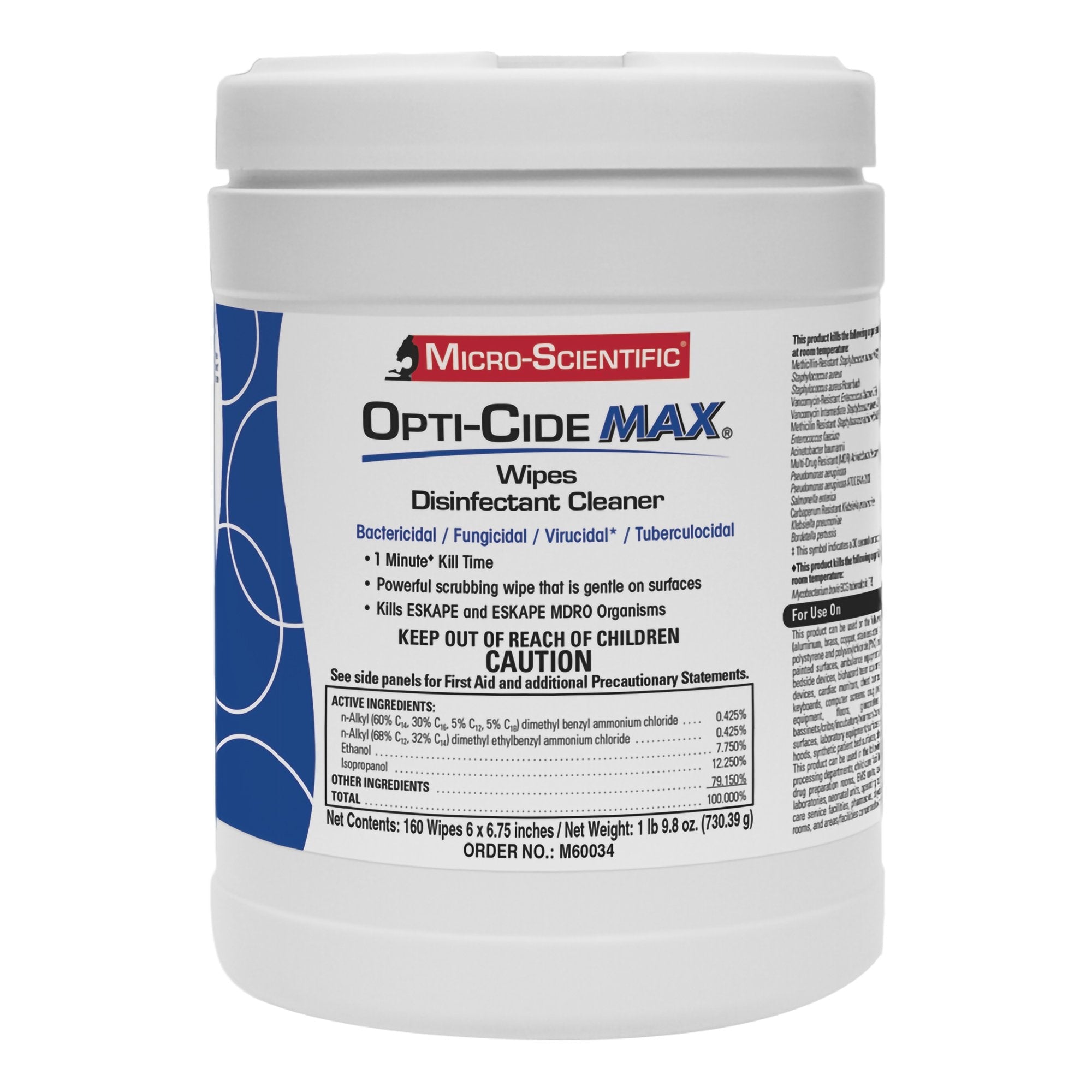 Opti-Cide® Max Surface Disinfectant Cleaner Wipes (1 Unit)