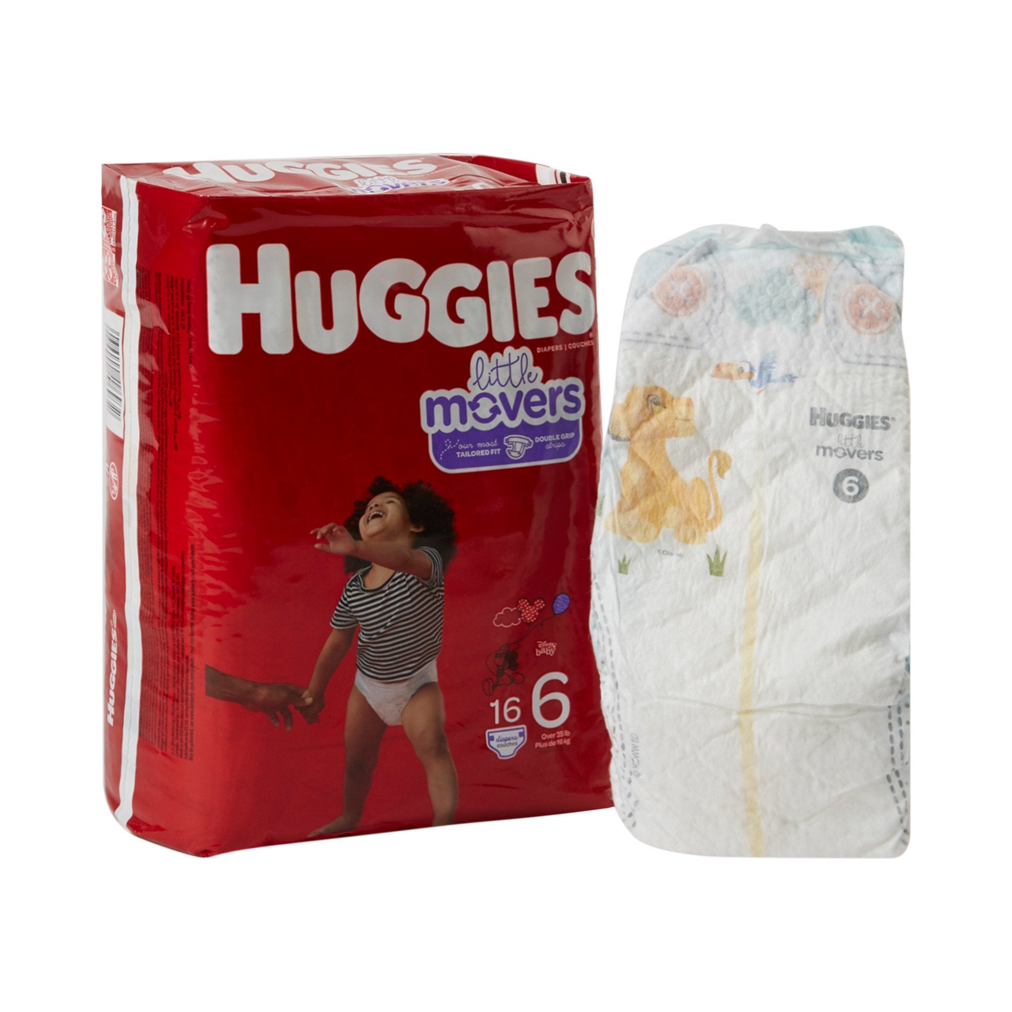 Huggies® Little Movers® Diaper, Size 6 (16 Units)