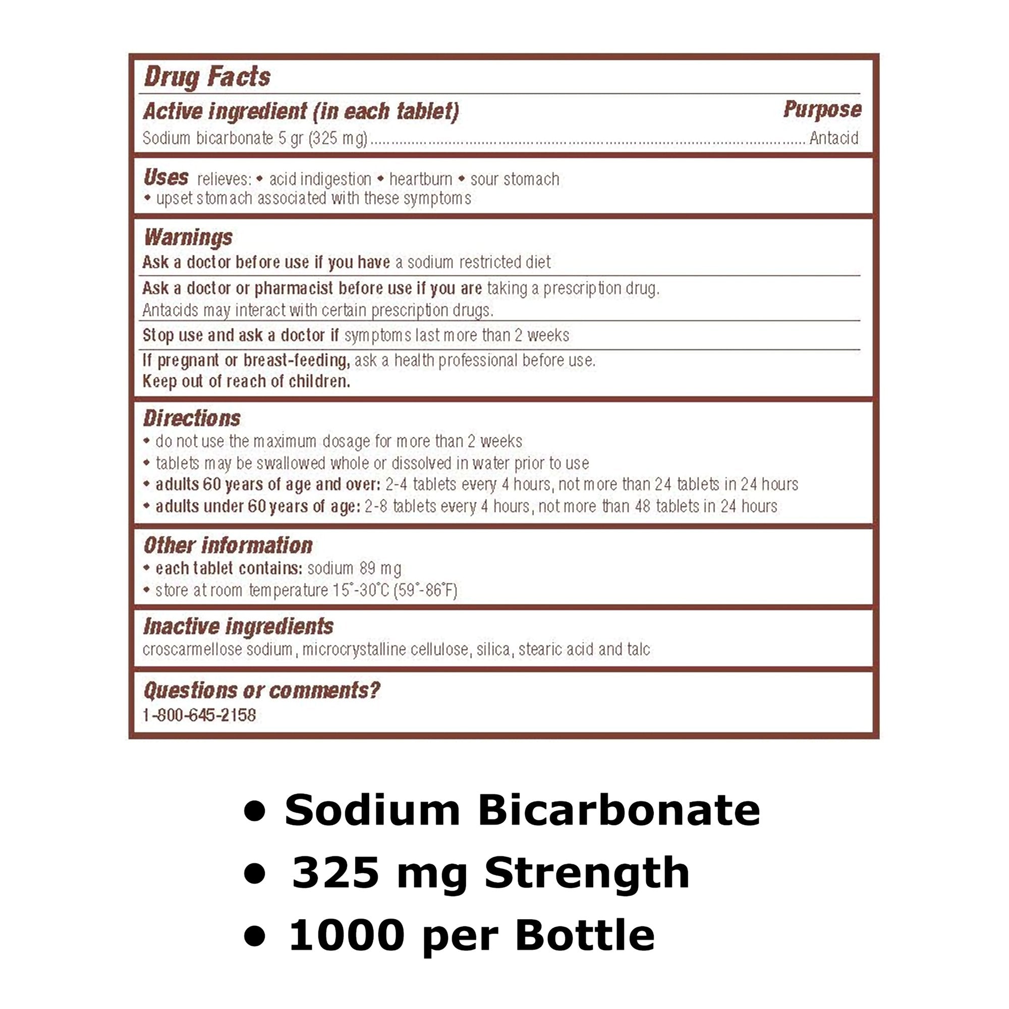 Major® Sodium Bicarbonate Antacid (1 Unit)