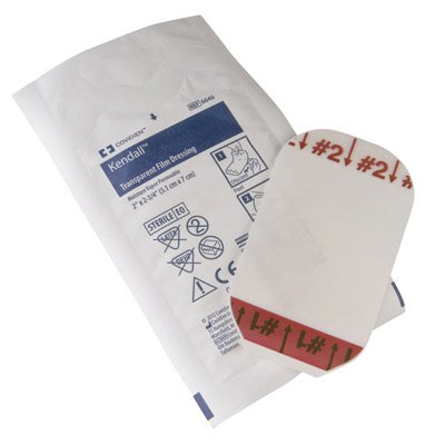 Kendall™ Transparent Film Dressing, 4 x 4¾ Inch (200 Units)