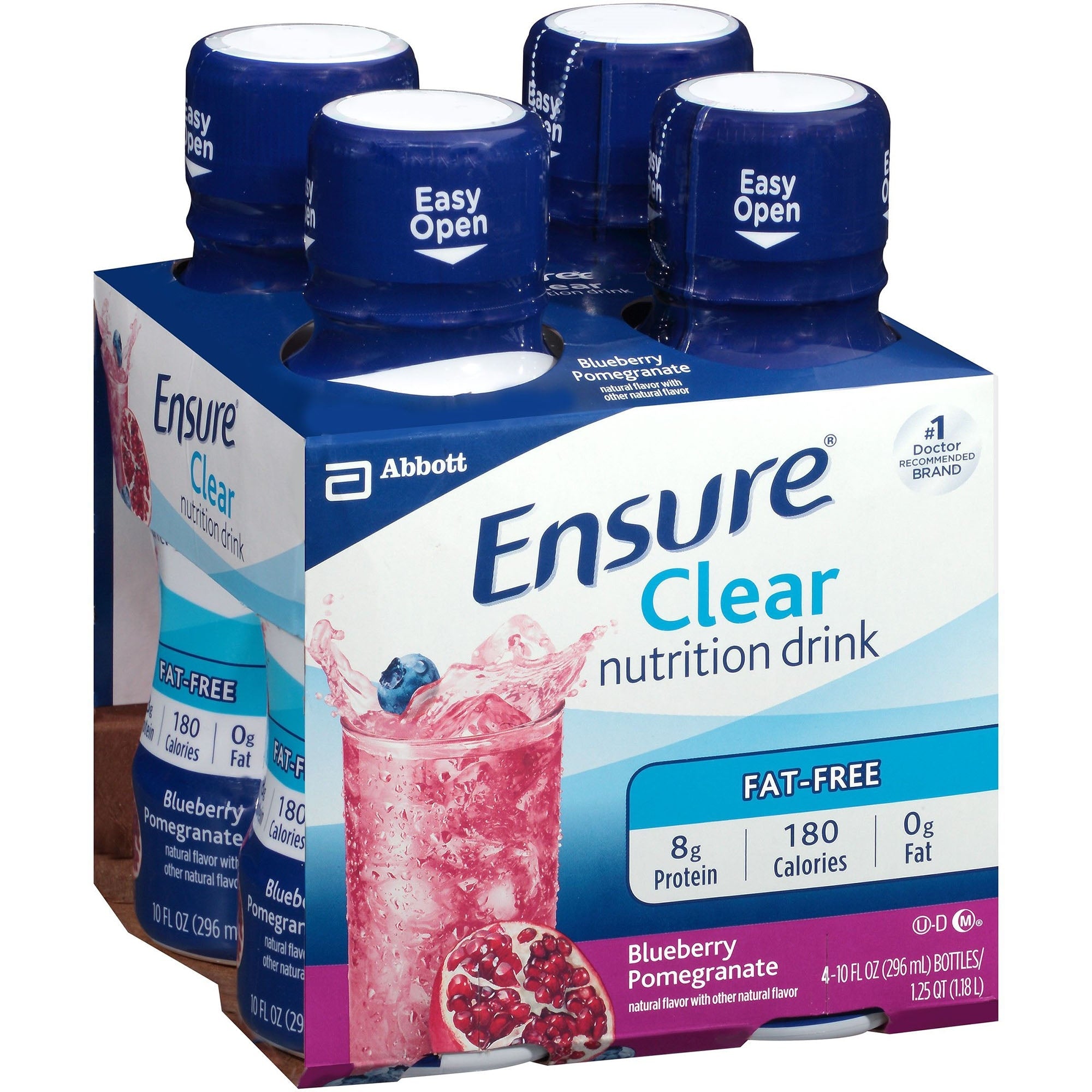 Ensure® Clear Blueberry Pomegranate Nutrition Drink, 10oz - Health Supplement