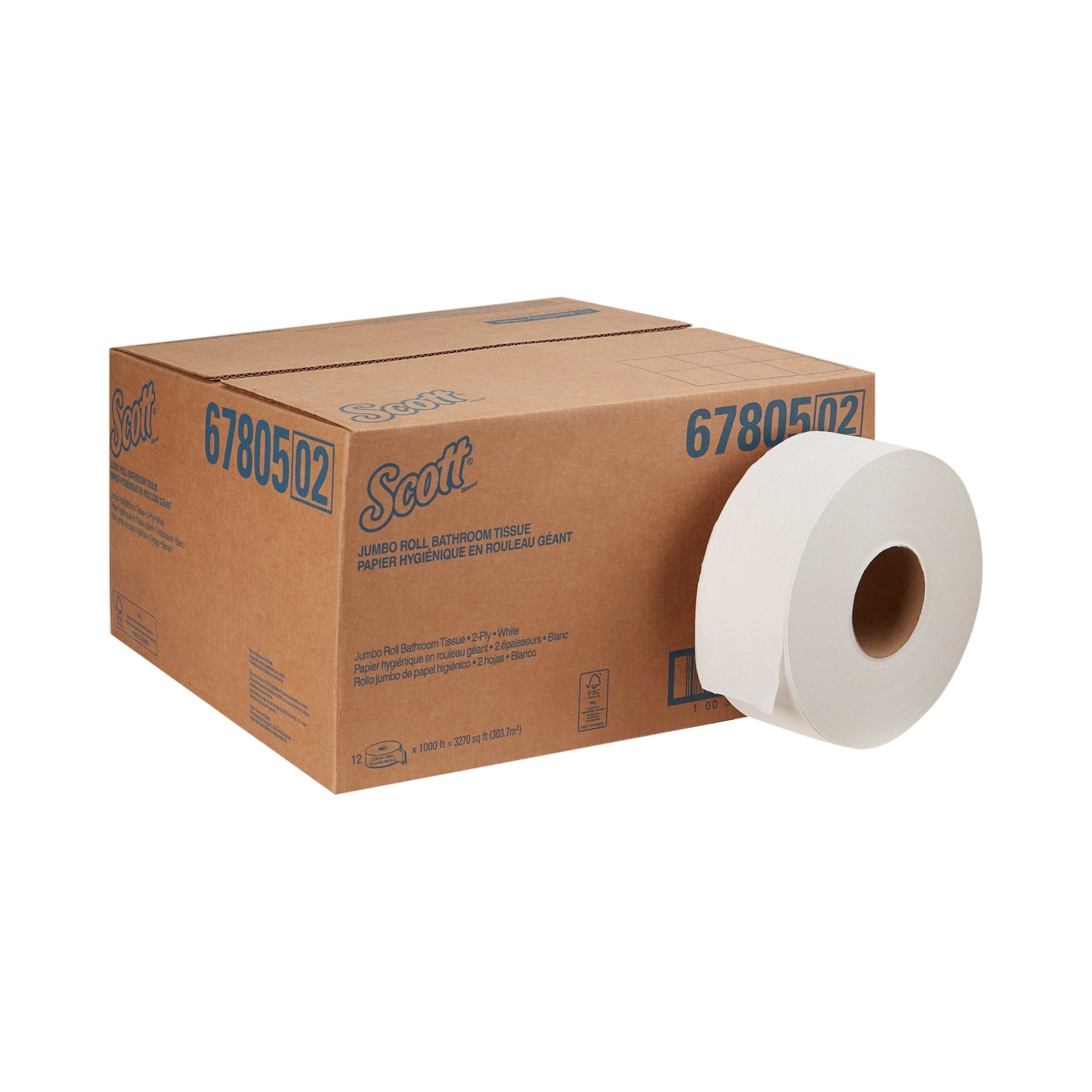 Scott® Essential Jumbo Roll Toilet Paper (12 Units)