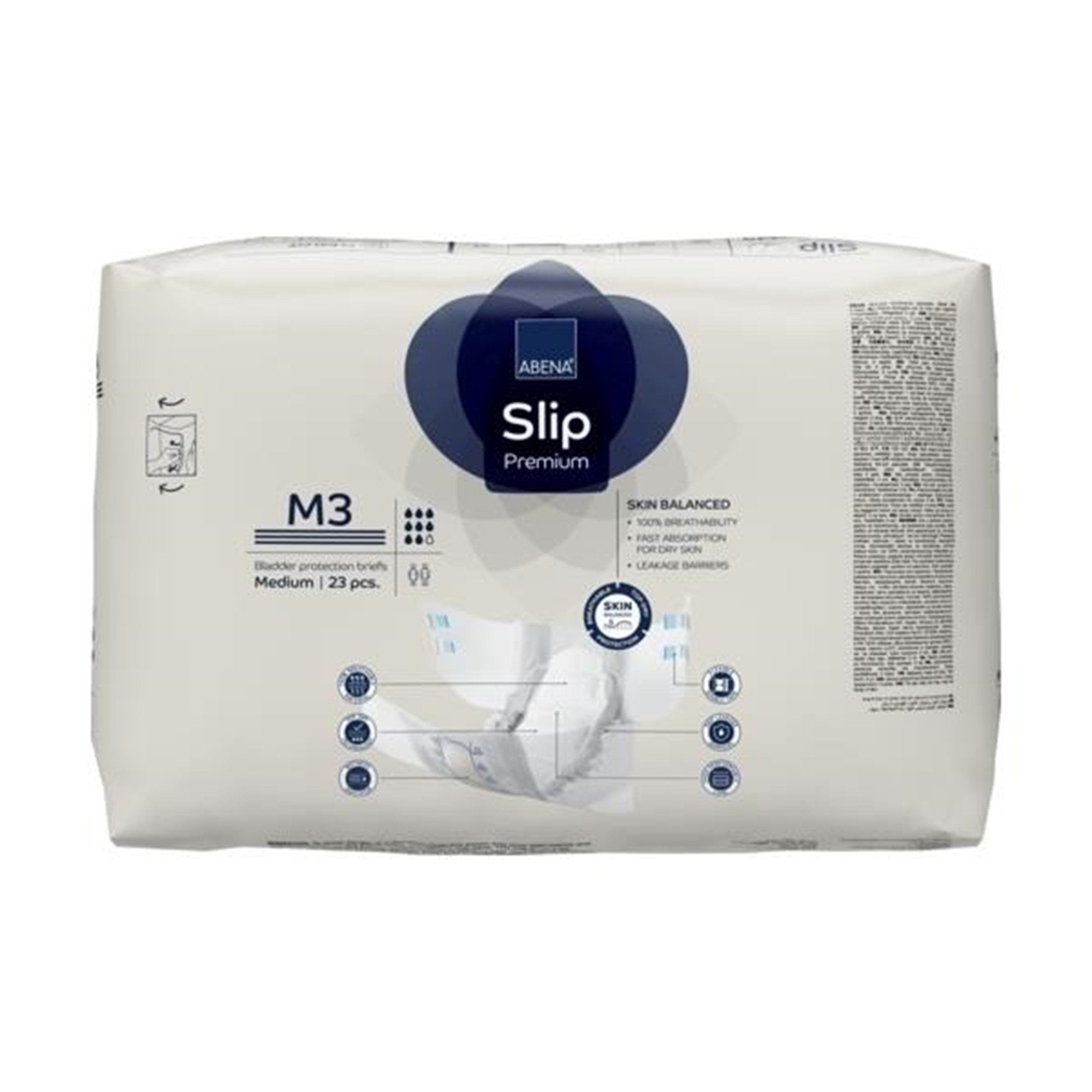 Abena® Slip Premium M3 Incontinence Brief, Medium (23 Units)