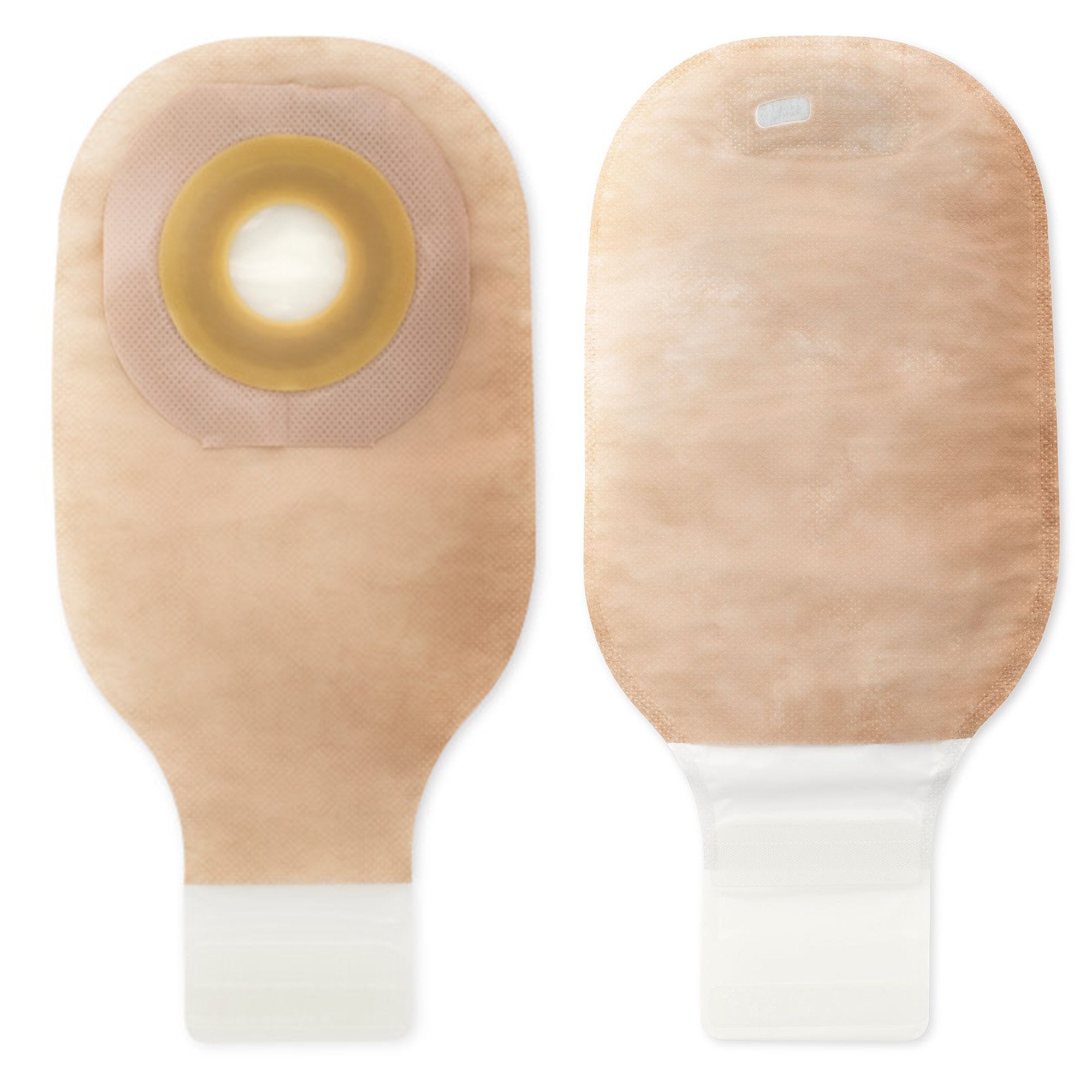 Premier™ One-Piece Drainable Beige Ostomy Pouch, 12 Inch Length, Up to 2½ Inch Stoma (10 Units)