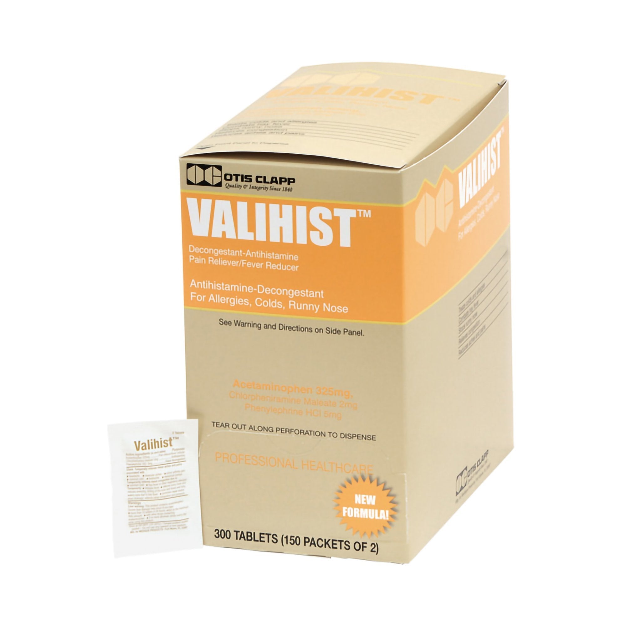 Valihist™ Acetaminophen / Chlorpheniramine Maleate / Phenylephrine Cold and Cough Relief (2 Units)