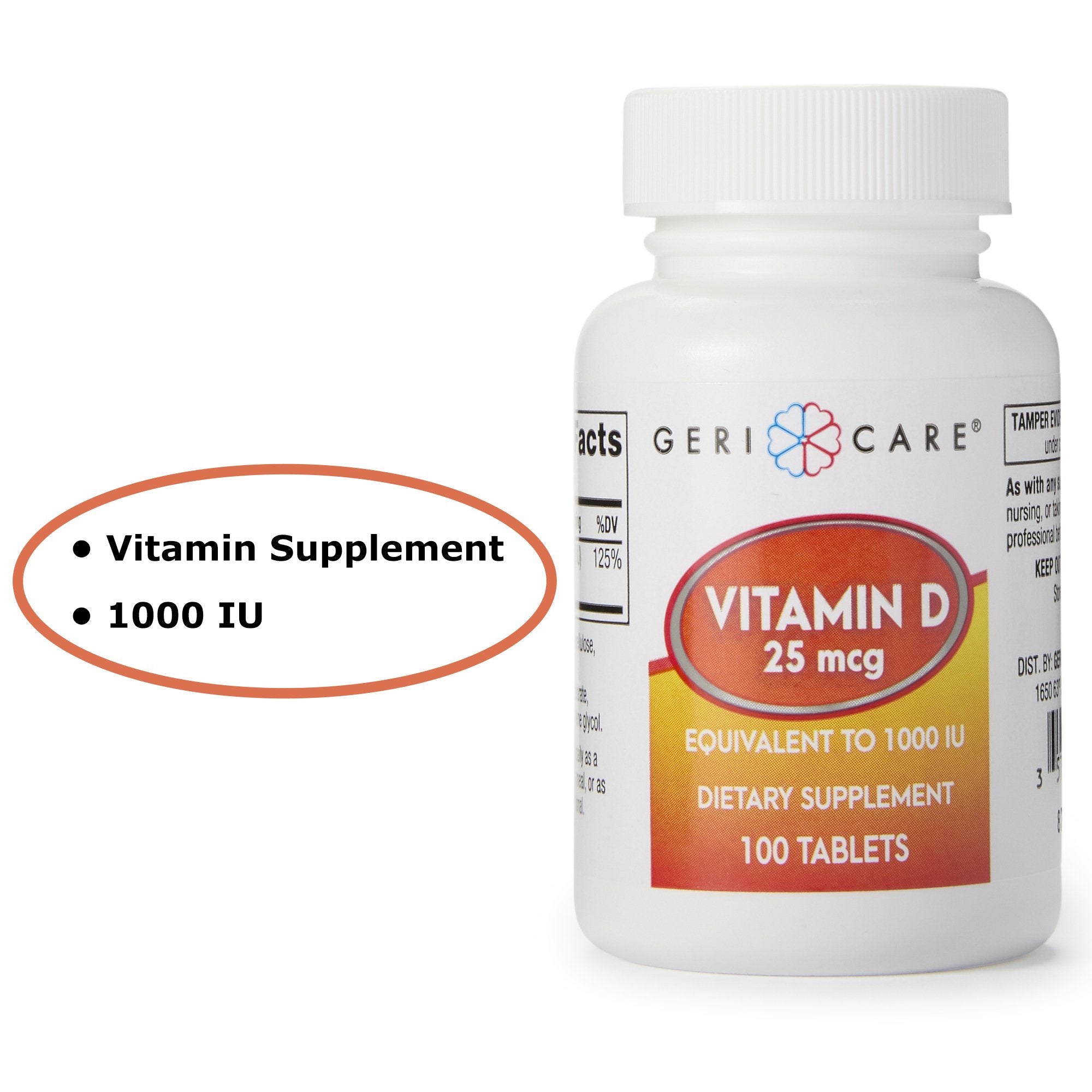 Geri-Care® Vitamin D-3 Supplement (1 Unit)