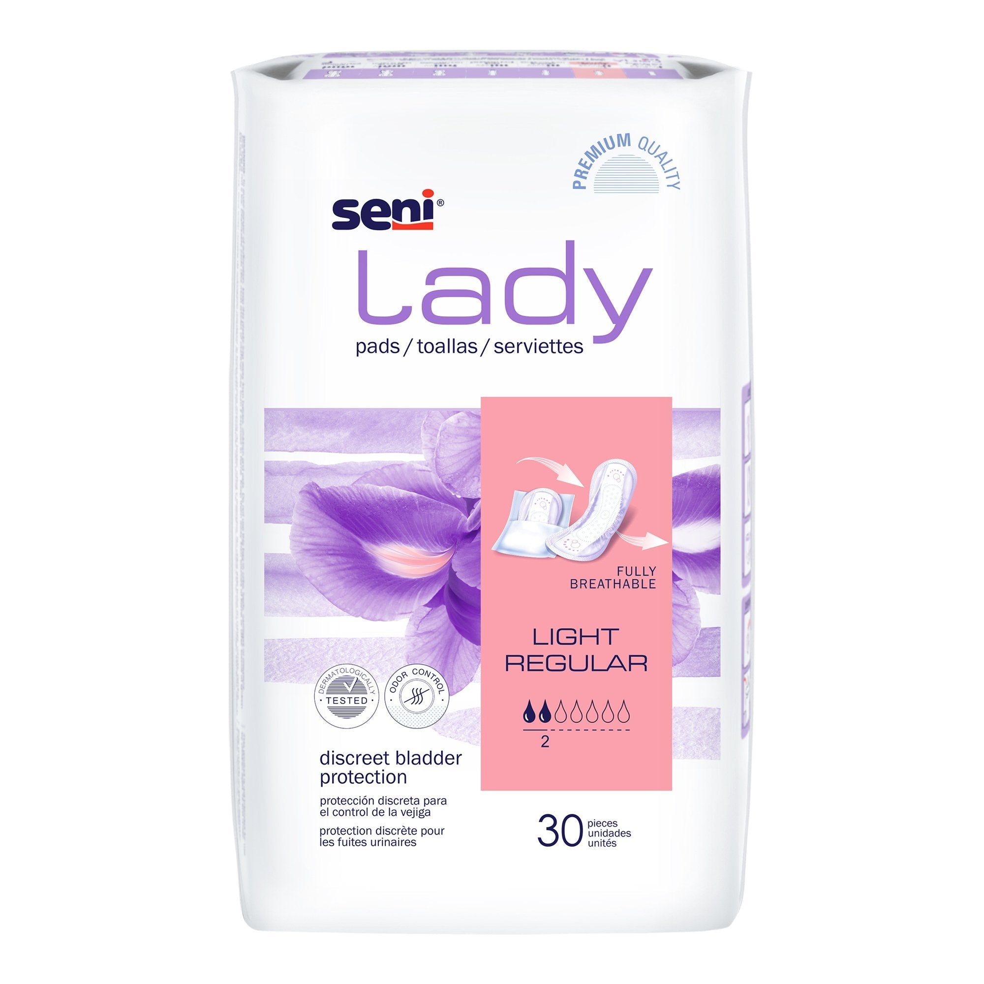 Seni® Lady Light Pads, Regular (30 Units)