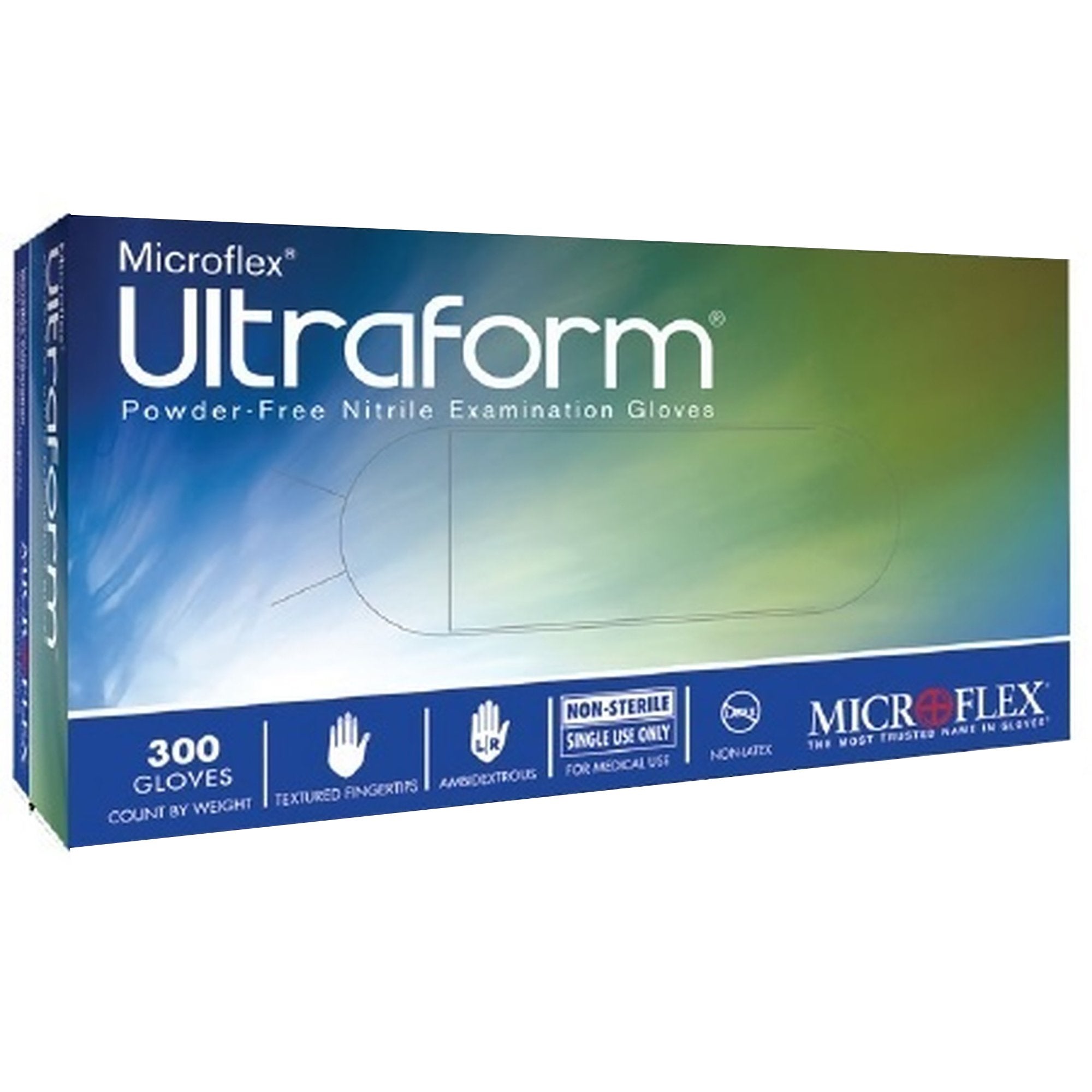 Ultraform® Exam Glove, Small, Blue (300 Units)