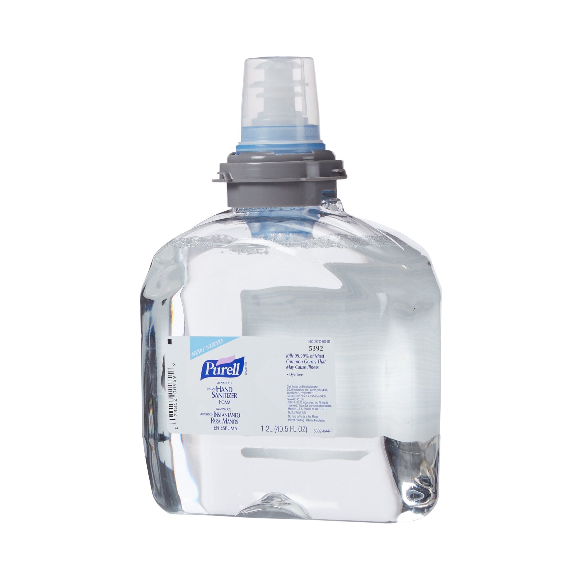 Purell Advanced Hand Sanitizer,1,200 mL, Ethyl Alcohol, Foaming Dispenser Refill Bottle (1 Unit)