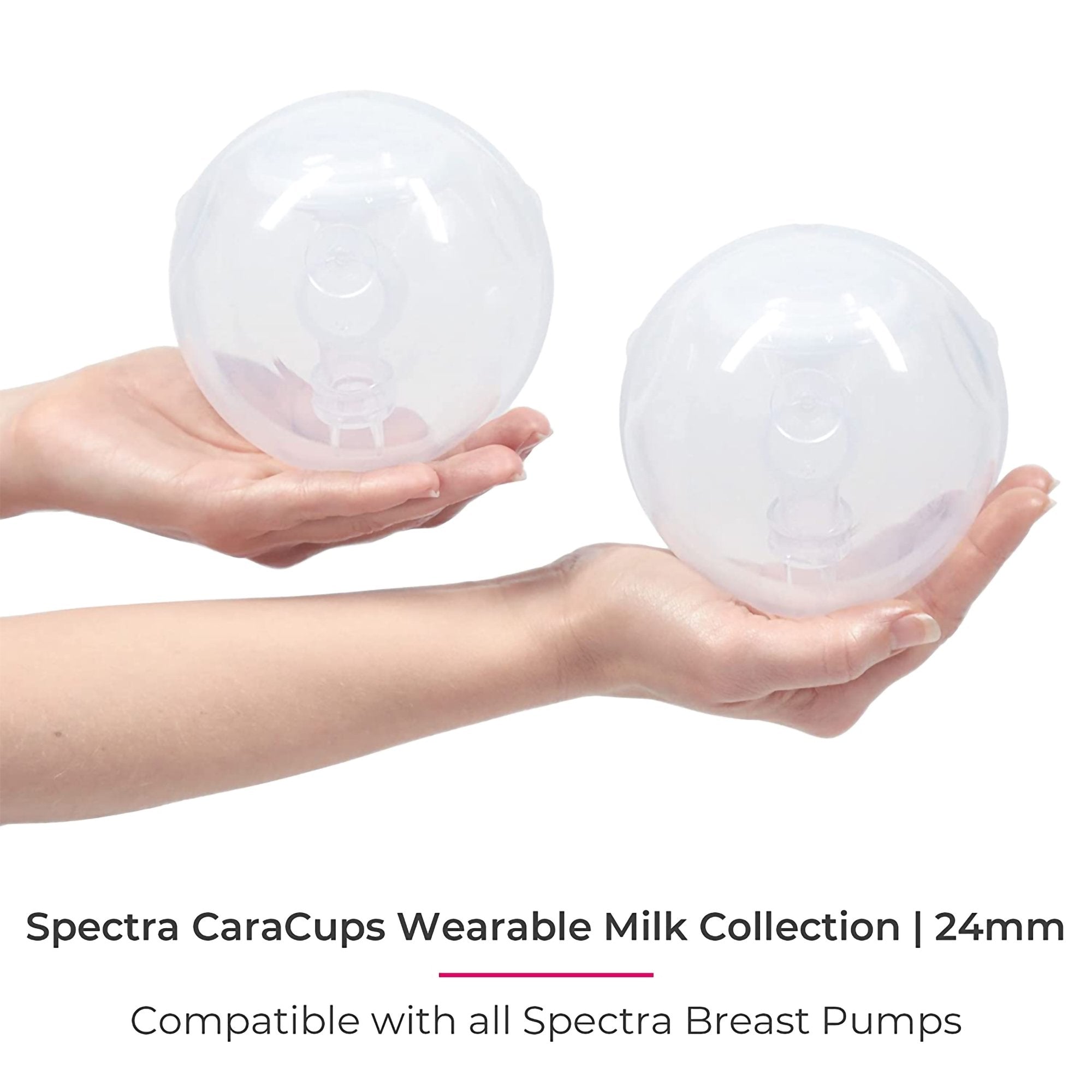 SpeCtra® 24-mm CaraCups Wearable Milk Collection Kit for SpeCtra Breast Pumps (1 Unit)