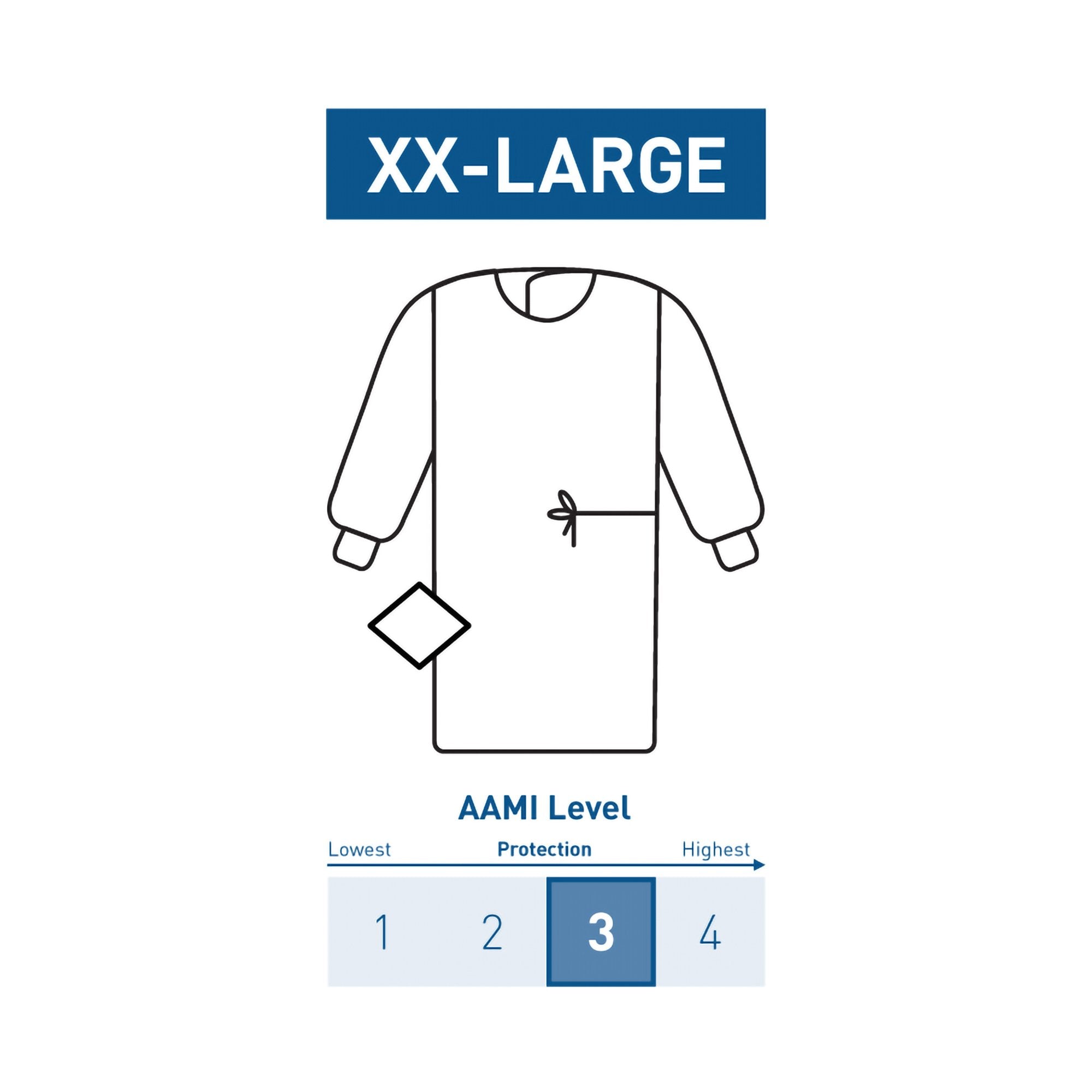 McKesson Non-Reinforced Surgical Gown with Towel, 2X-Large (26 Units)