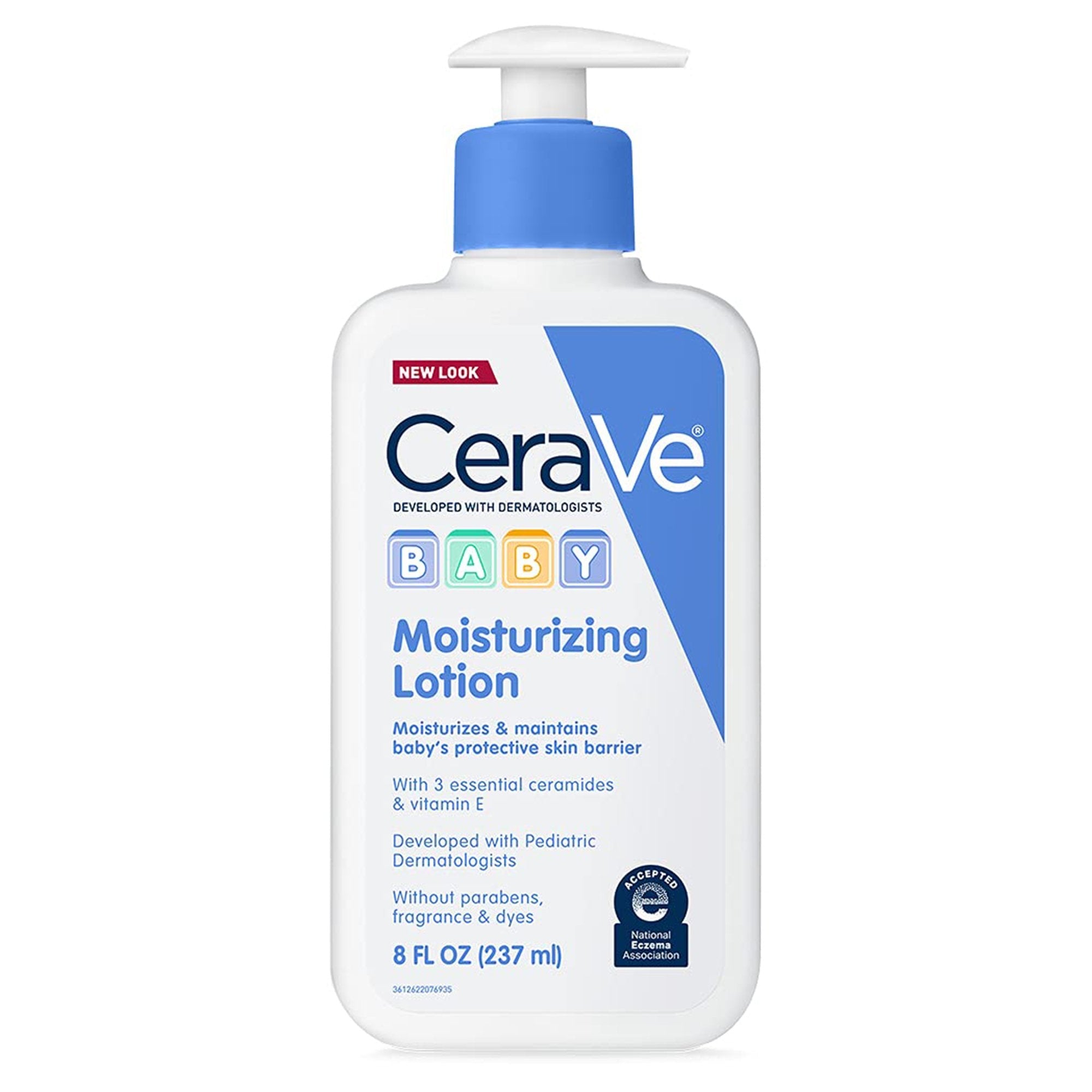 Baby Lotion CeraVe® 8 oz. Pump Bottle Unscented Lotion (1 Unit)