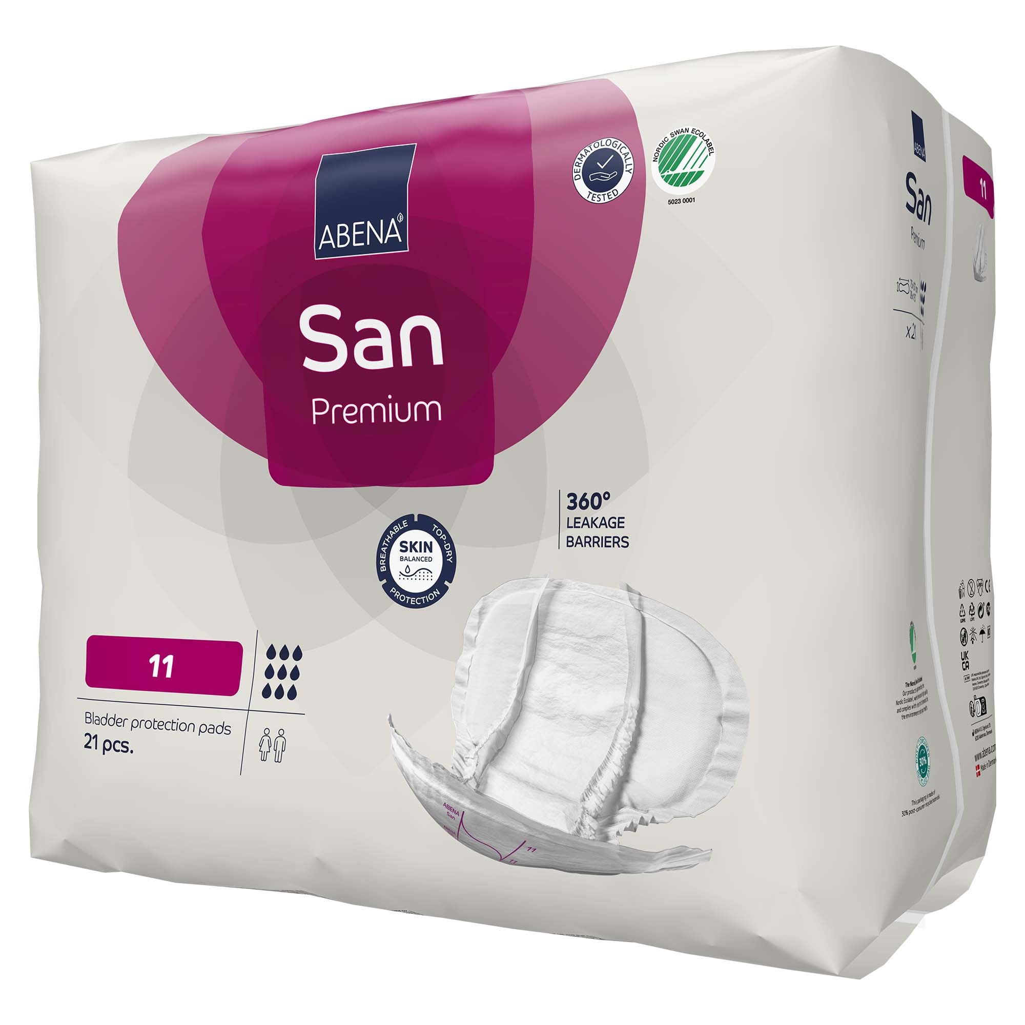 Abena® San Premium Bladder Protection Pads, Size 11 (21 Units)