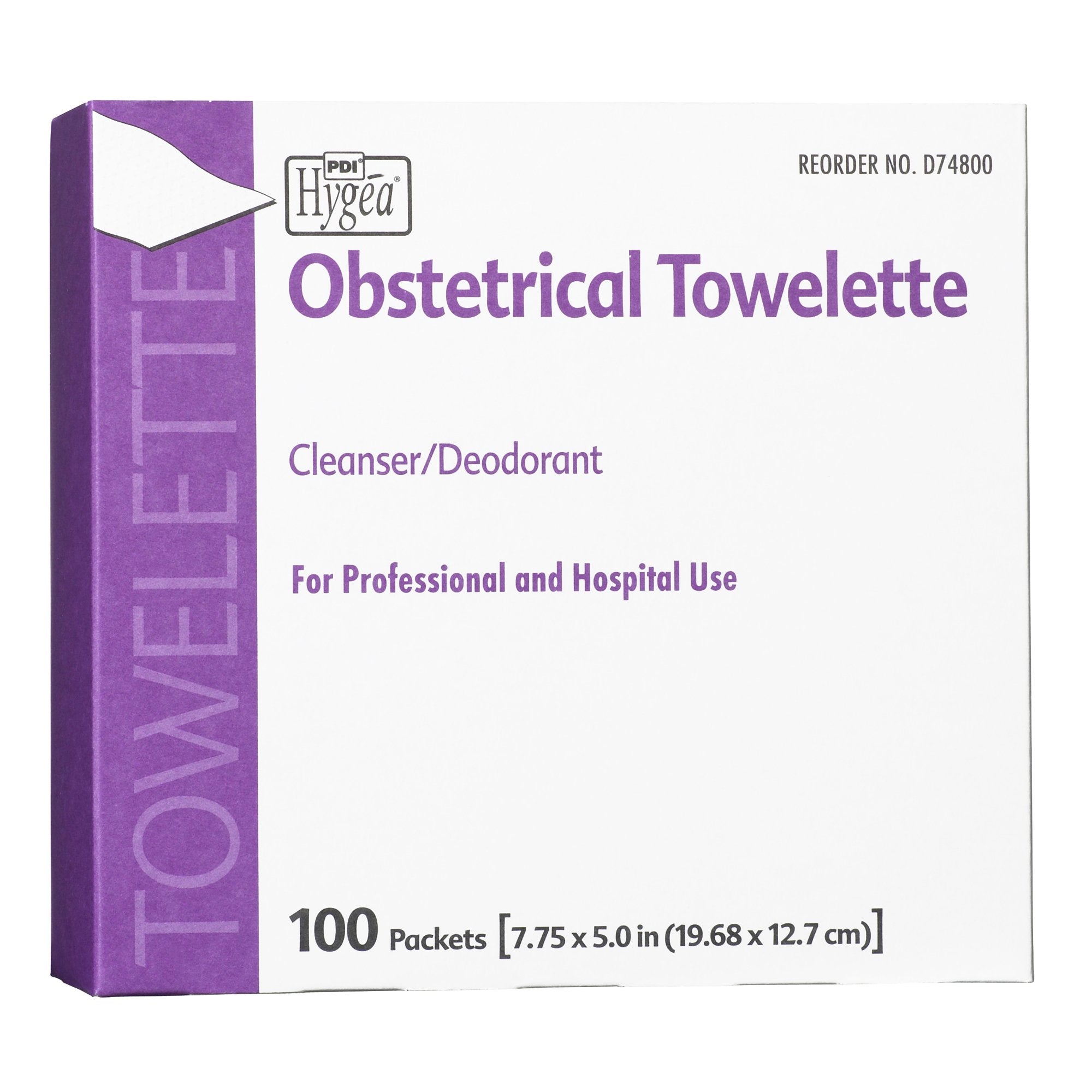 Hygea® Scented Obstetrical Towelette, Individual Pack (1000 Units)