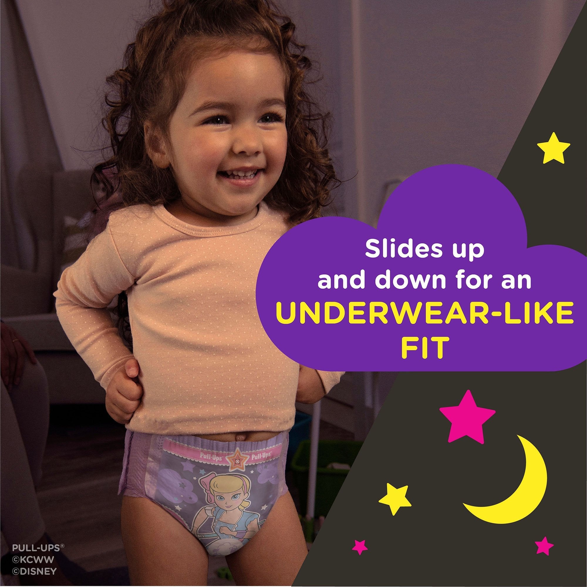 Huggies® Pull-Ups® Night-Time® Training Pants, 3T to 4T (60 Units)