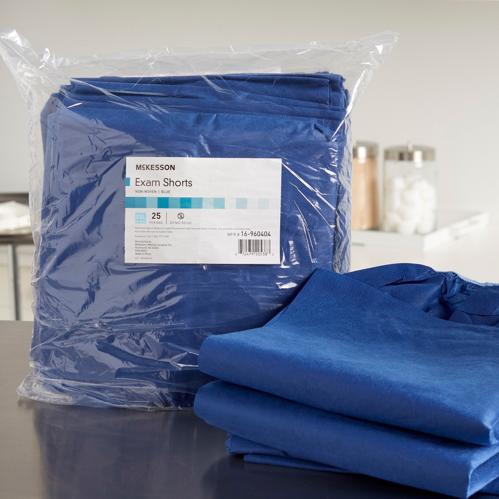 McKesson Patient Exam Shorts, 2X-Large (50 Units)