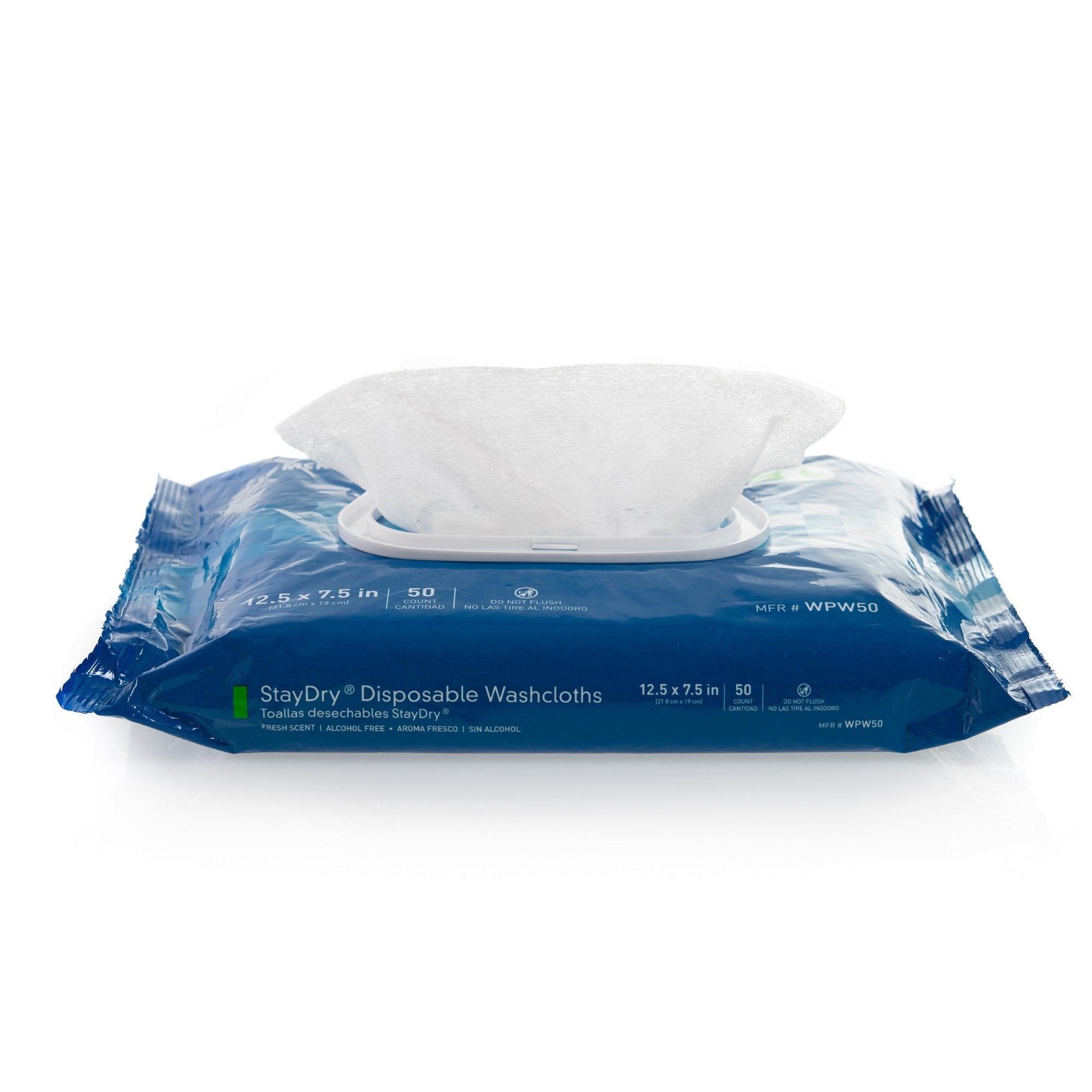 StayDry® Scented Personal Wipes, 50ct Soft Pack - Gentle Skin Care (12 Packs)