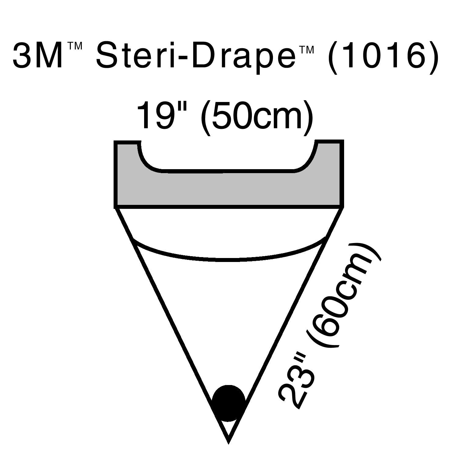 3M™ Steri-Drape™ Irrigation Pouch Surgical Drape, 19 W x 23 L Inch (1 Unit)