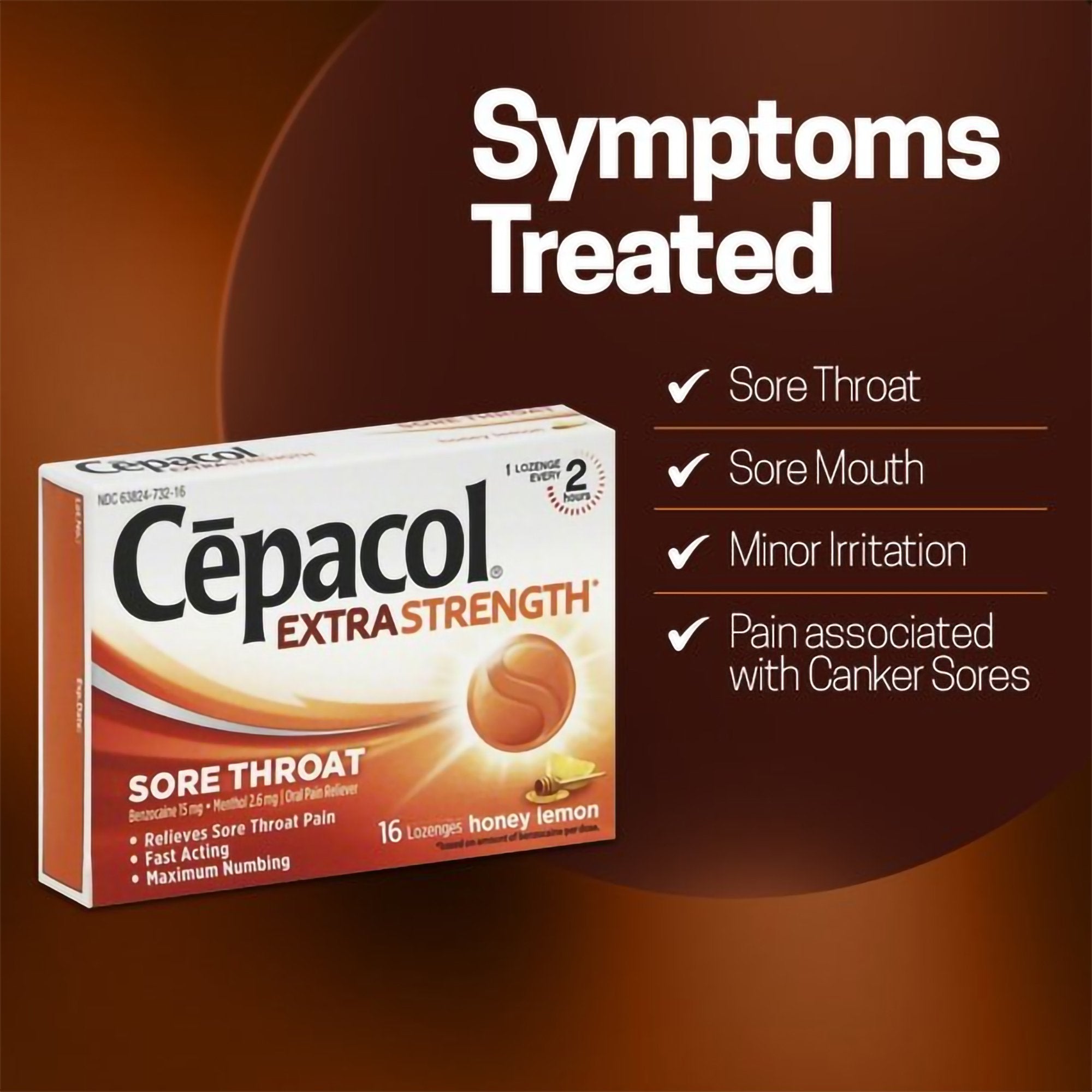 Cepacol® Extra Strength Benzocaine / Menthol Sore Throat Relief (1 Unit)