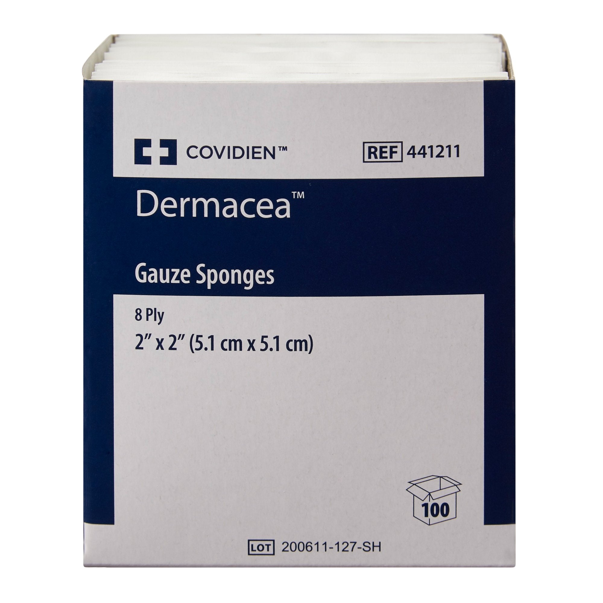 Dermacea™ Sterile Gauze Sponge, 2 x 2 Inch (50 Units)