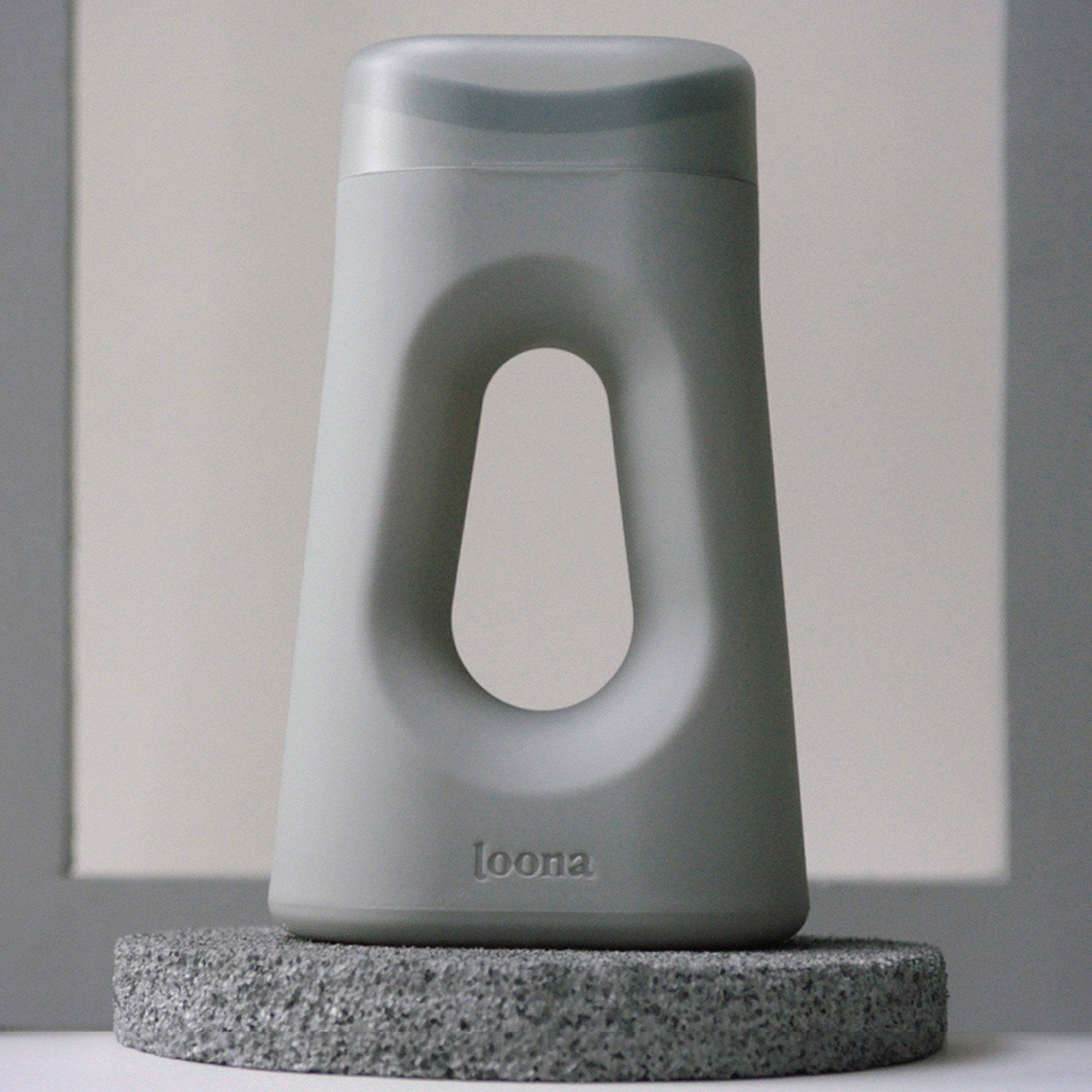 The Loona Female Urinal, Moon Grey (24 Units)