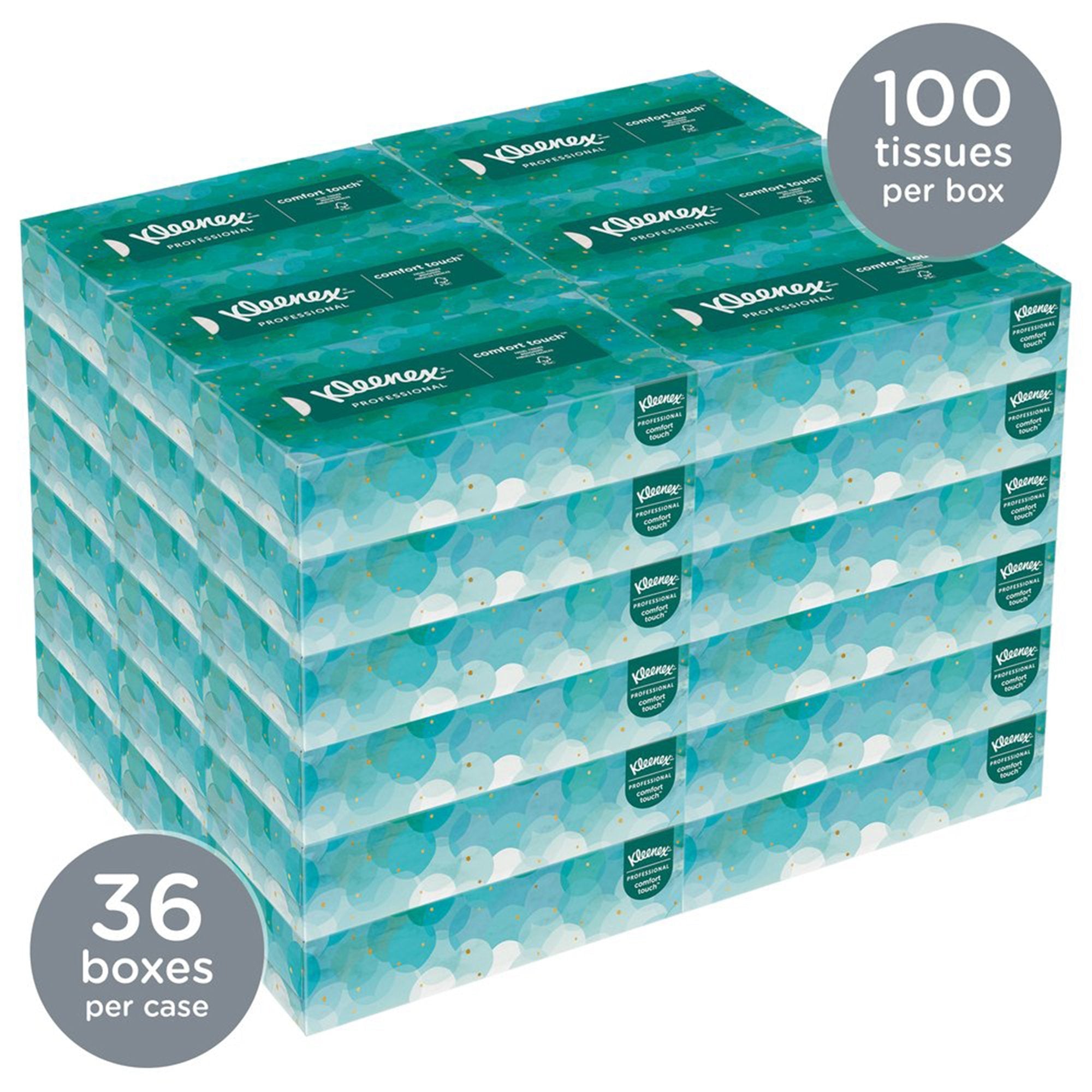 Kleenex Premium Soft Facial Tissues - 100 Count, 8.4"x8" White Tissues