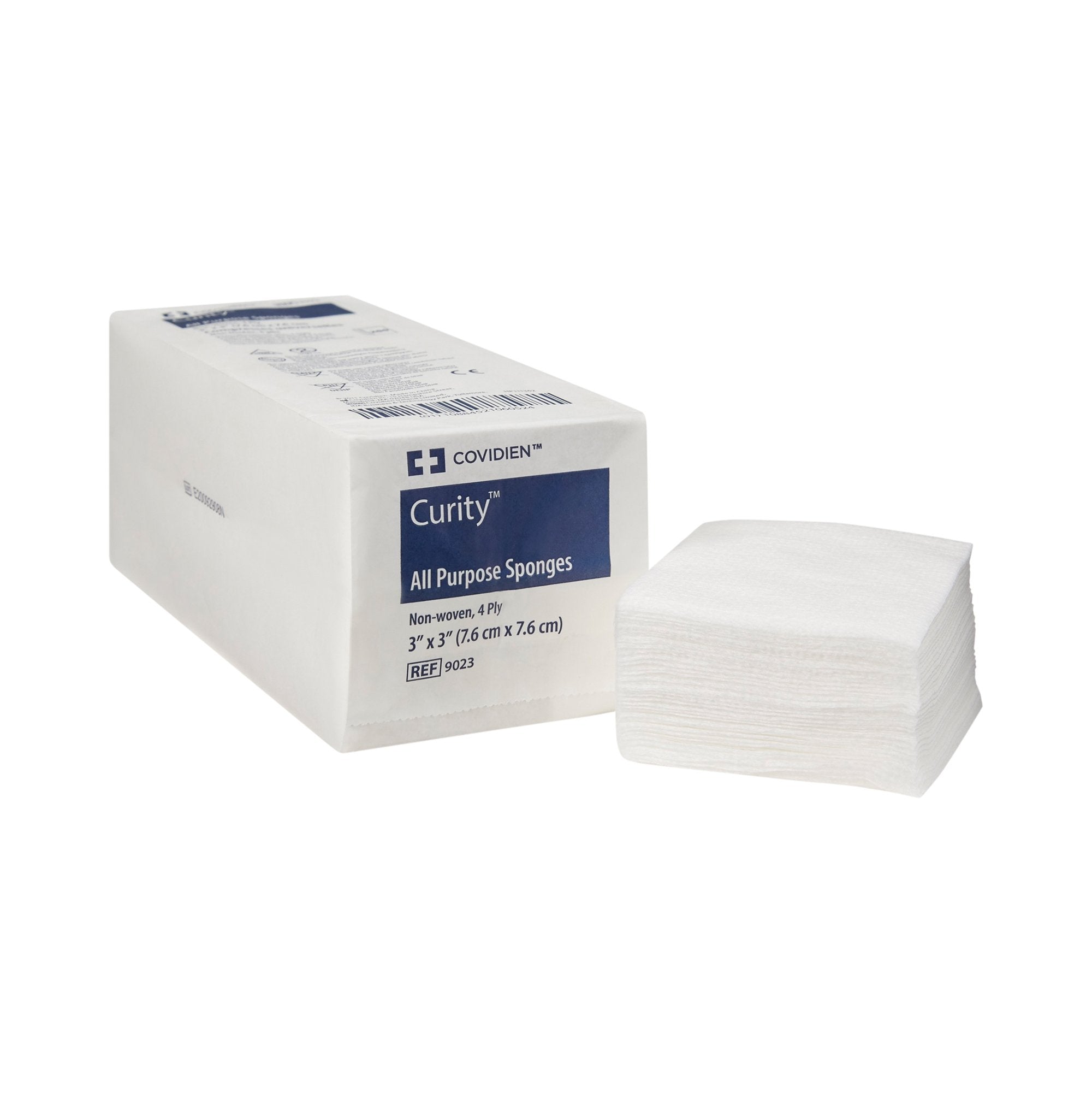 Curity™ NonSterile Nonwoven Sponge, 3 x 3 Inch (200 Units)