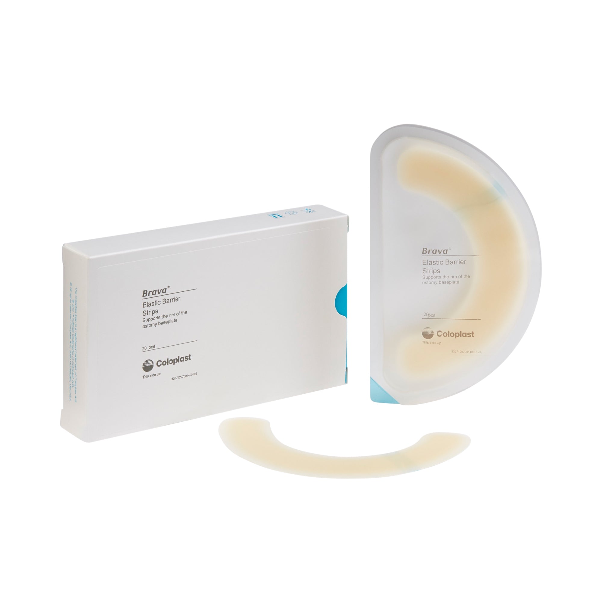 Coloplast Brava™ Elastic Barrier Strips 5.5" - Secure Ostomy Care (20-Pack)