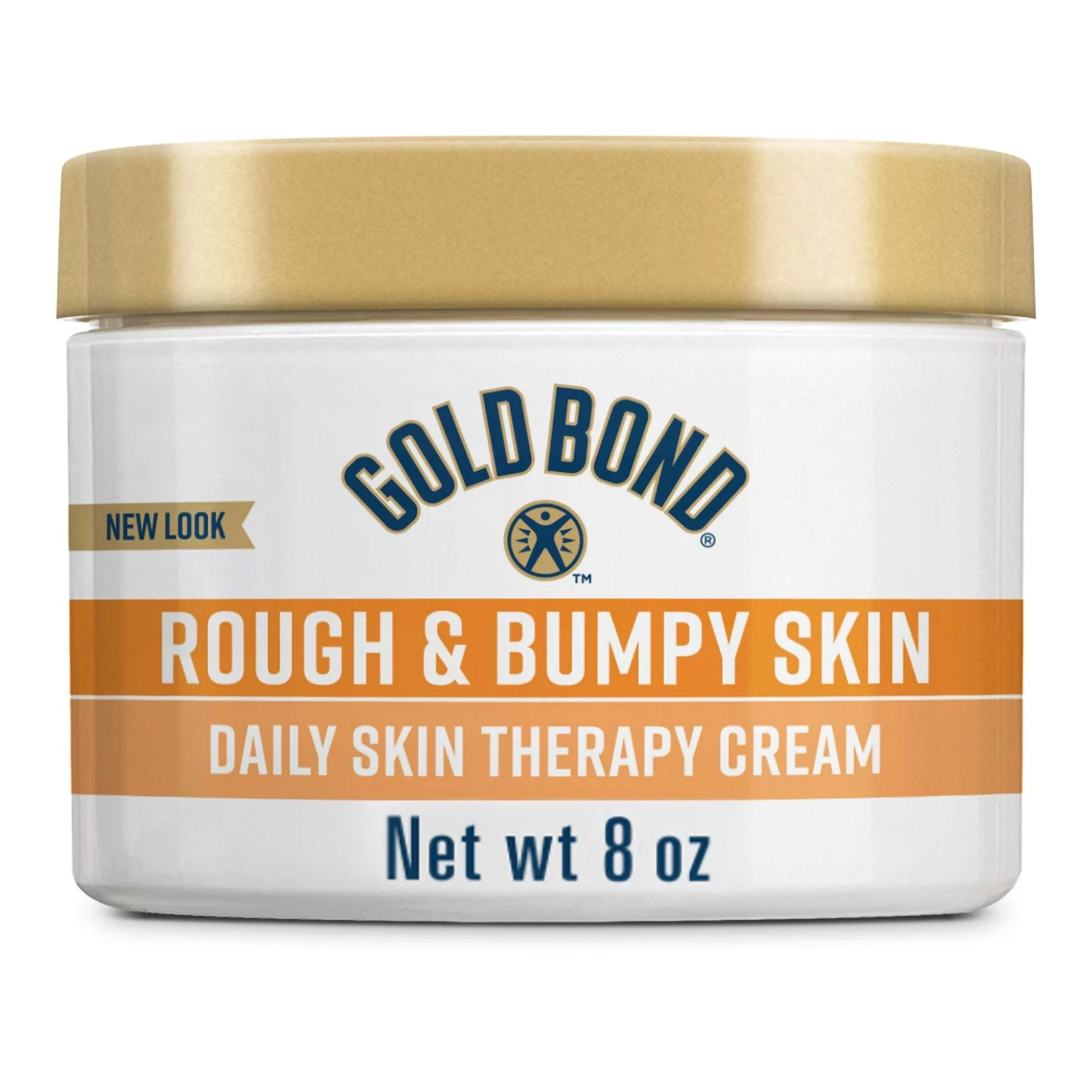 Hand and Body Moisturizer Gold Bond® Rough and Bumpy Skin 8 oz. Jar Unscented Cream (1 Unit)