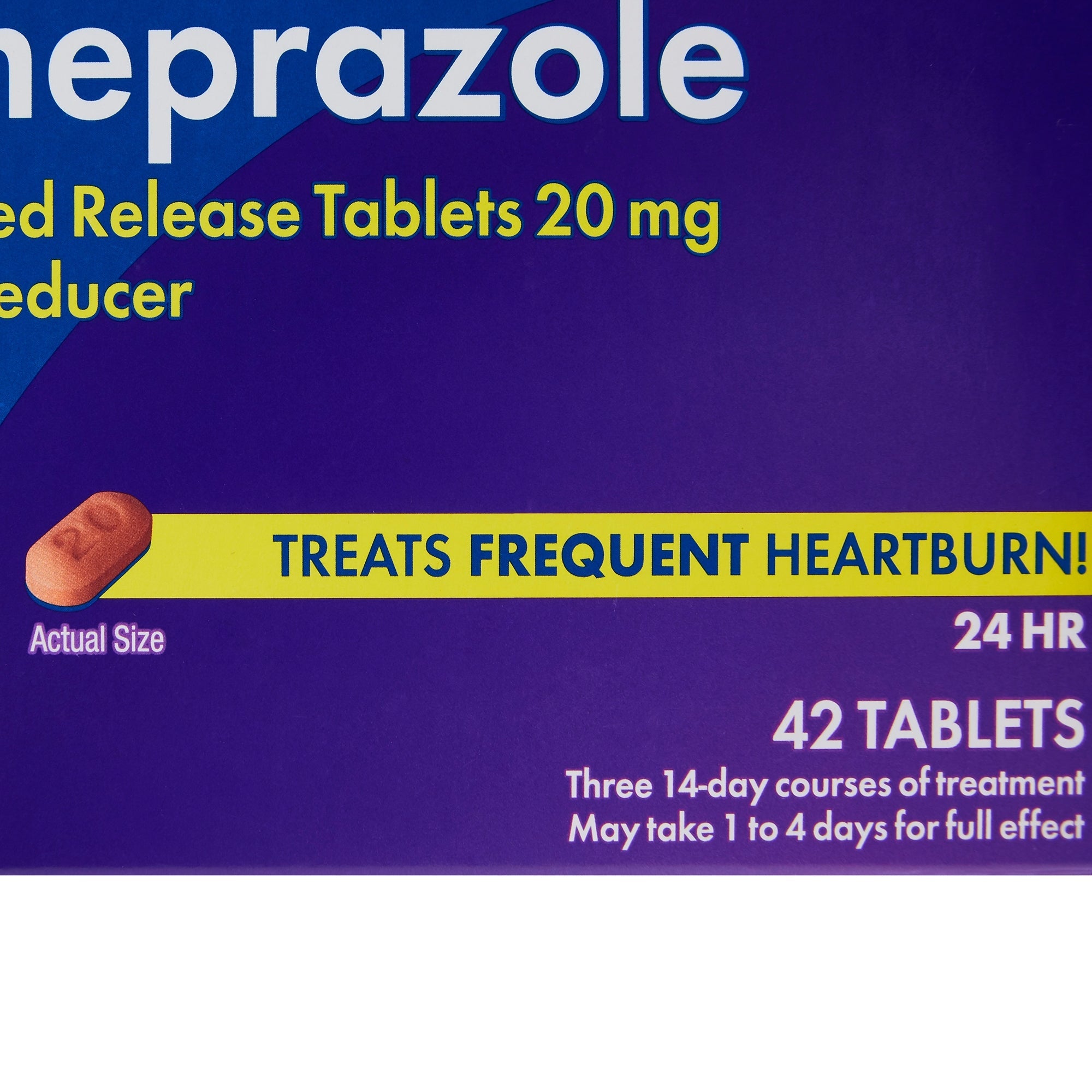 Sunmark® Omeprazole 20mg Delayed-Release Antacid, 42 Tablets