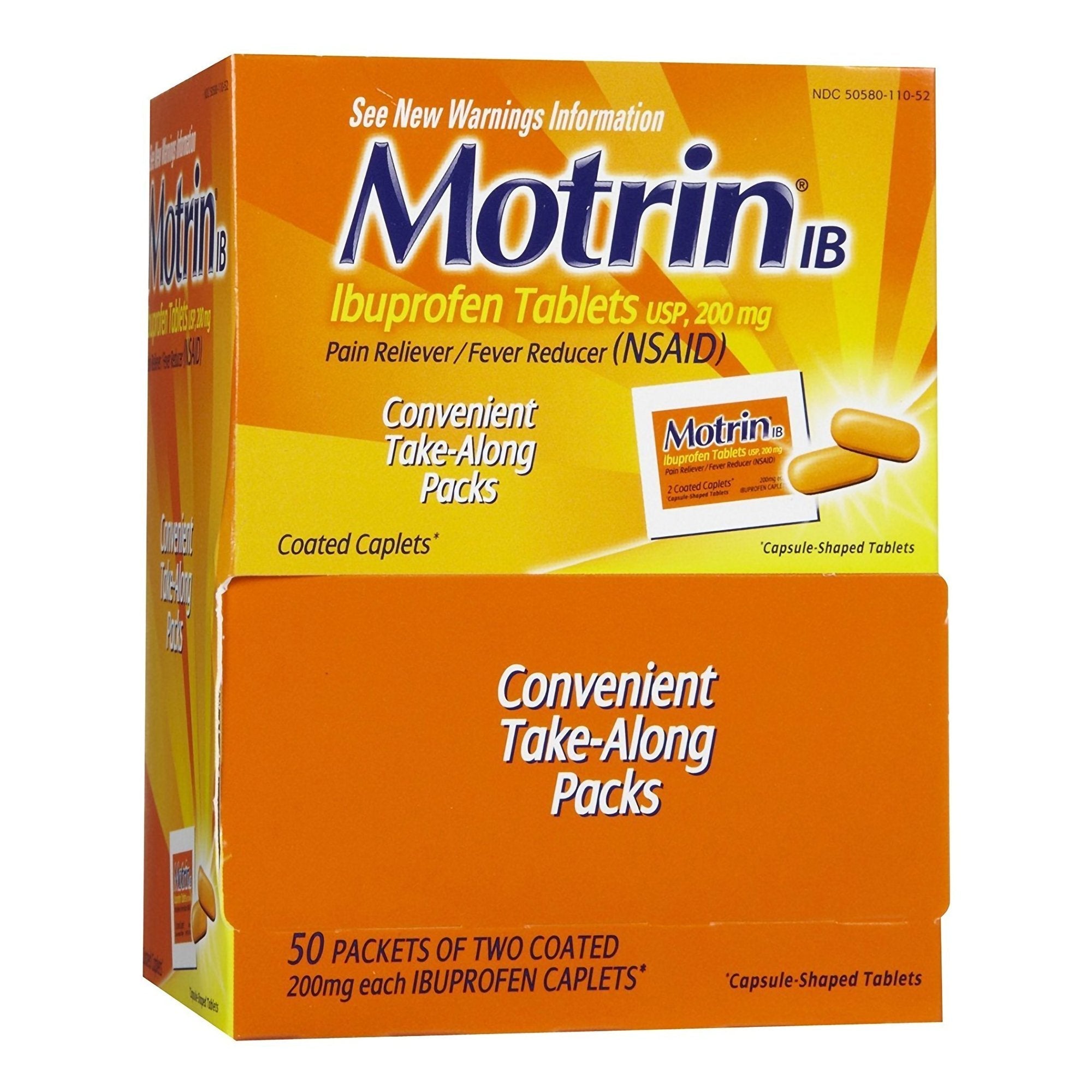 Motrin® IB Ibuprofen Pain Relief (50 Units)