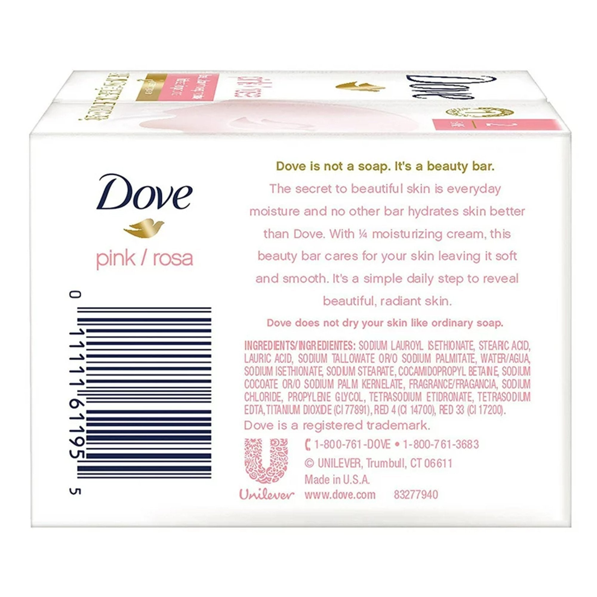 Soap Dove® Beauty Bar Bar 3.75 oz. Individually Wrapped Pomegranite / Hibiscus Tea Scent (1 Unit)