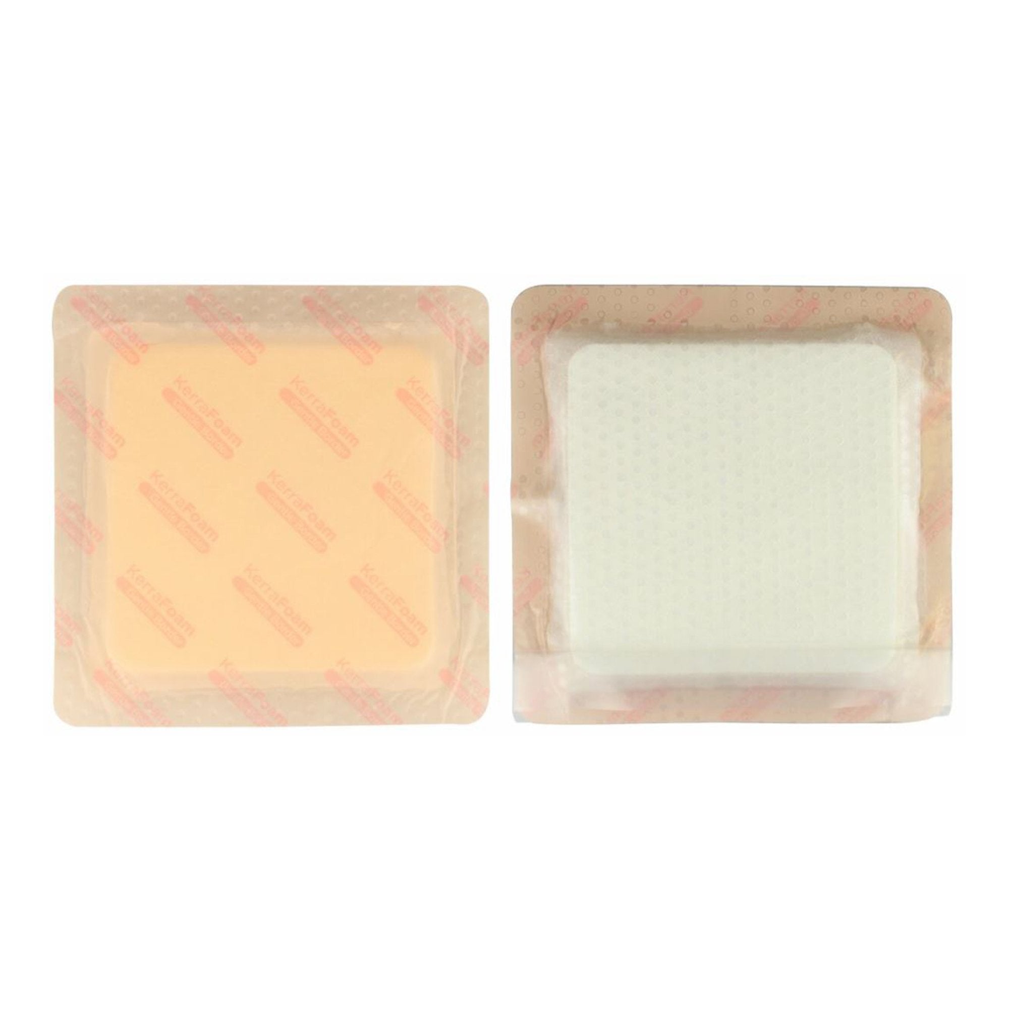 KerraFoam™ Gentle Border Silicone Foam Dressing, 5 x 5 Inch (10 Units)