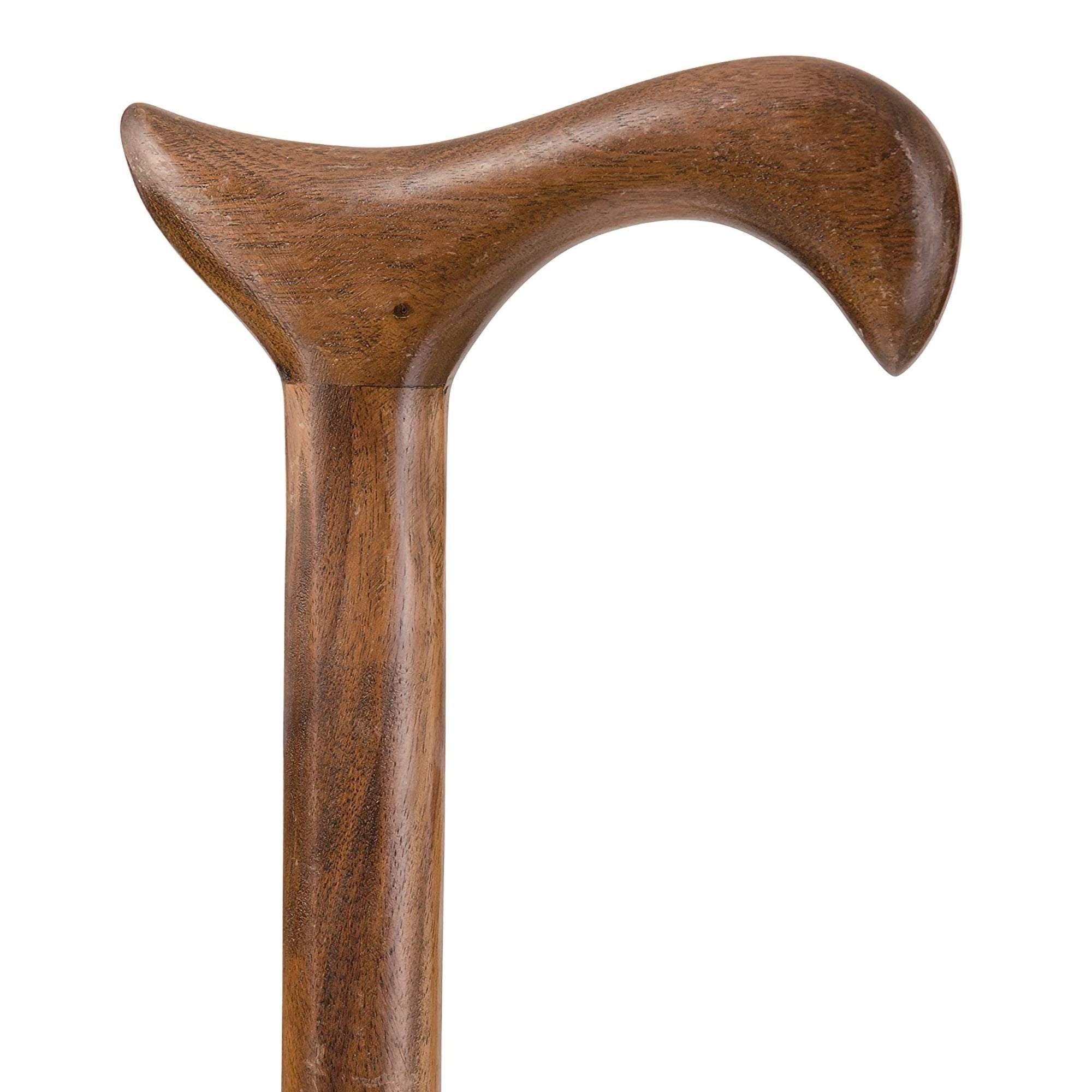 Brazos™ Twisted Walnut Derby Handcrafted Walking Cane, 34-Inch Height (1 Unit)