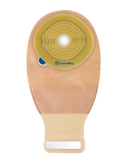 Esteem® + One-Piece Drainable Transparent Ostomy Pouch, 12 Inch Length, 9/16 to 1-15/16 Inch Stoma (10 Units)