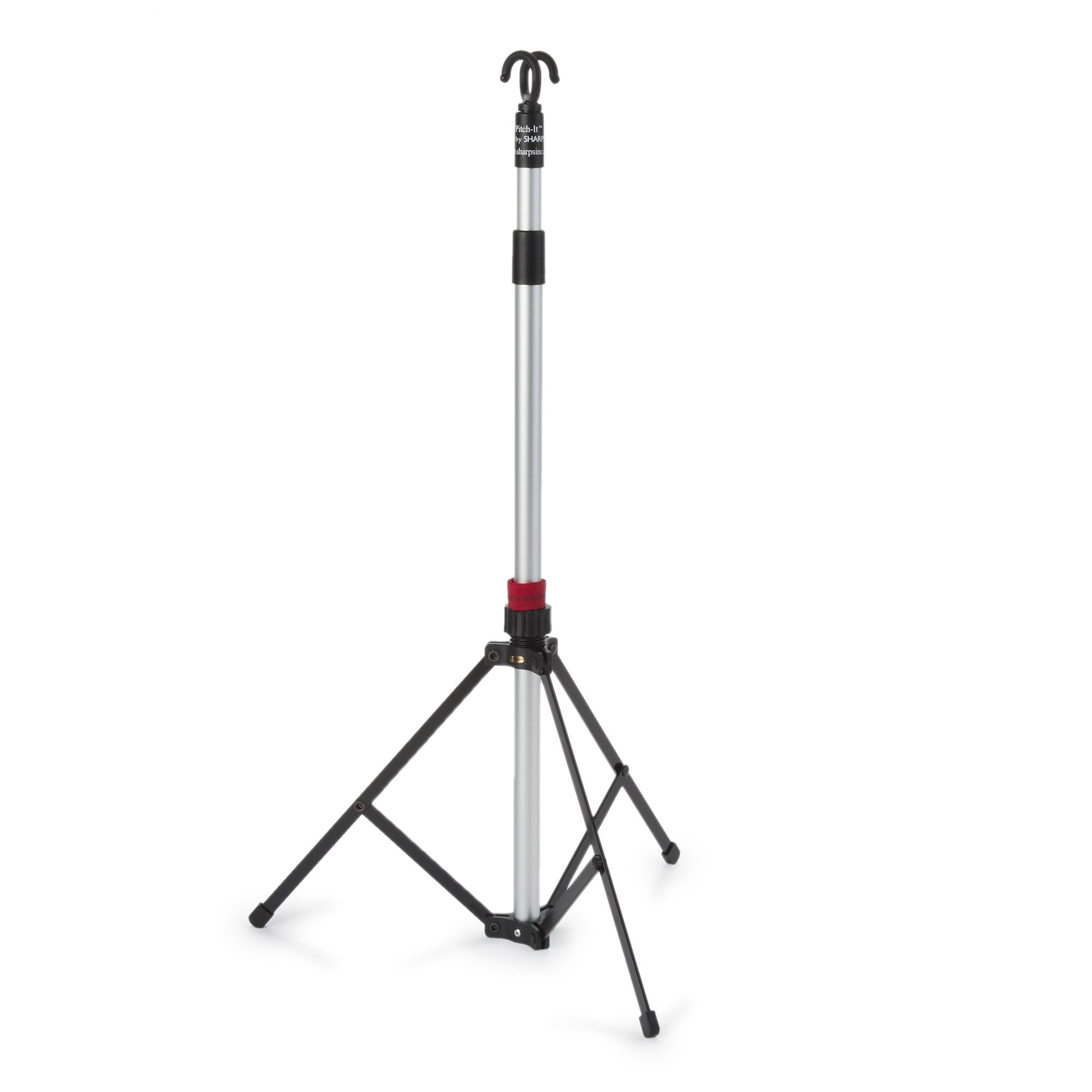 Pitch-It IV Stand - Portable 2-Hook 3-Leg Aluminum Tripod - 12 Pack